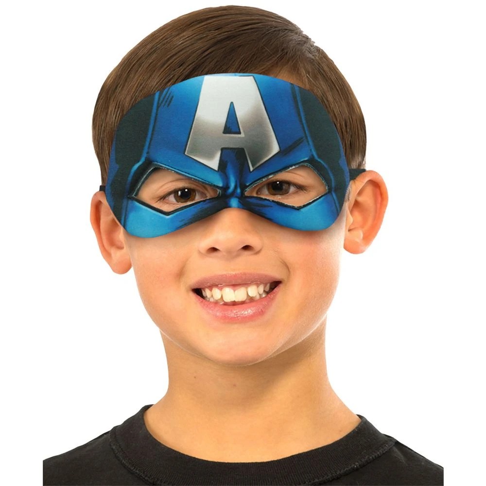 1 Rubies Marvel Captain America Plush Eye Mask, 1 of 3