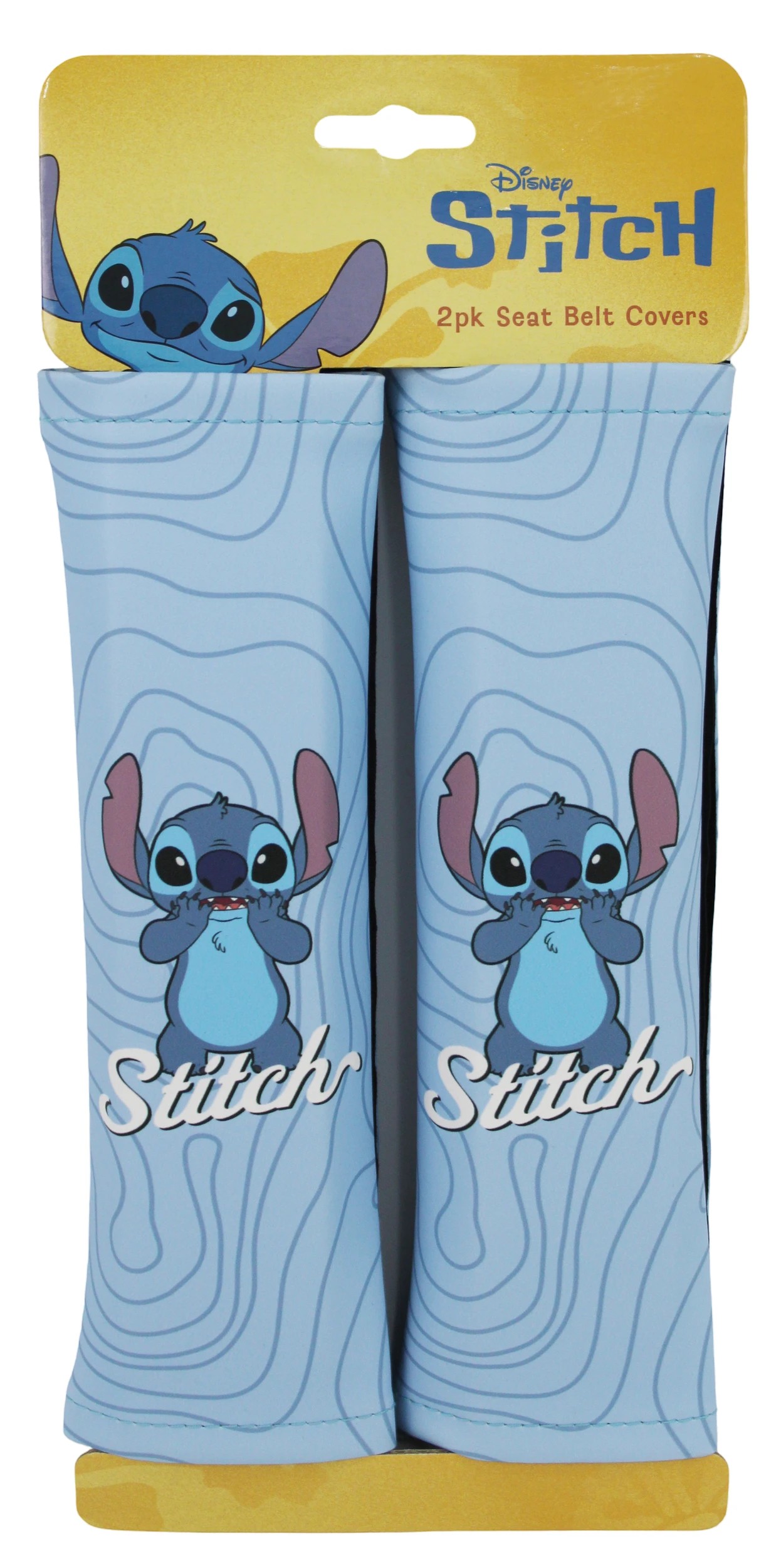 2 2 Pack Disney Stitch Seat Belt Covers, 2 of 2