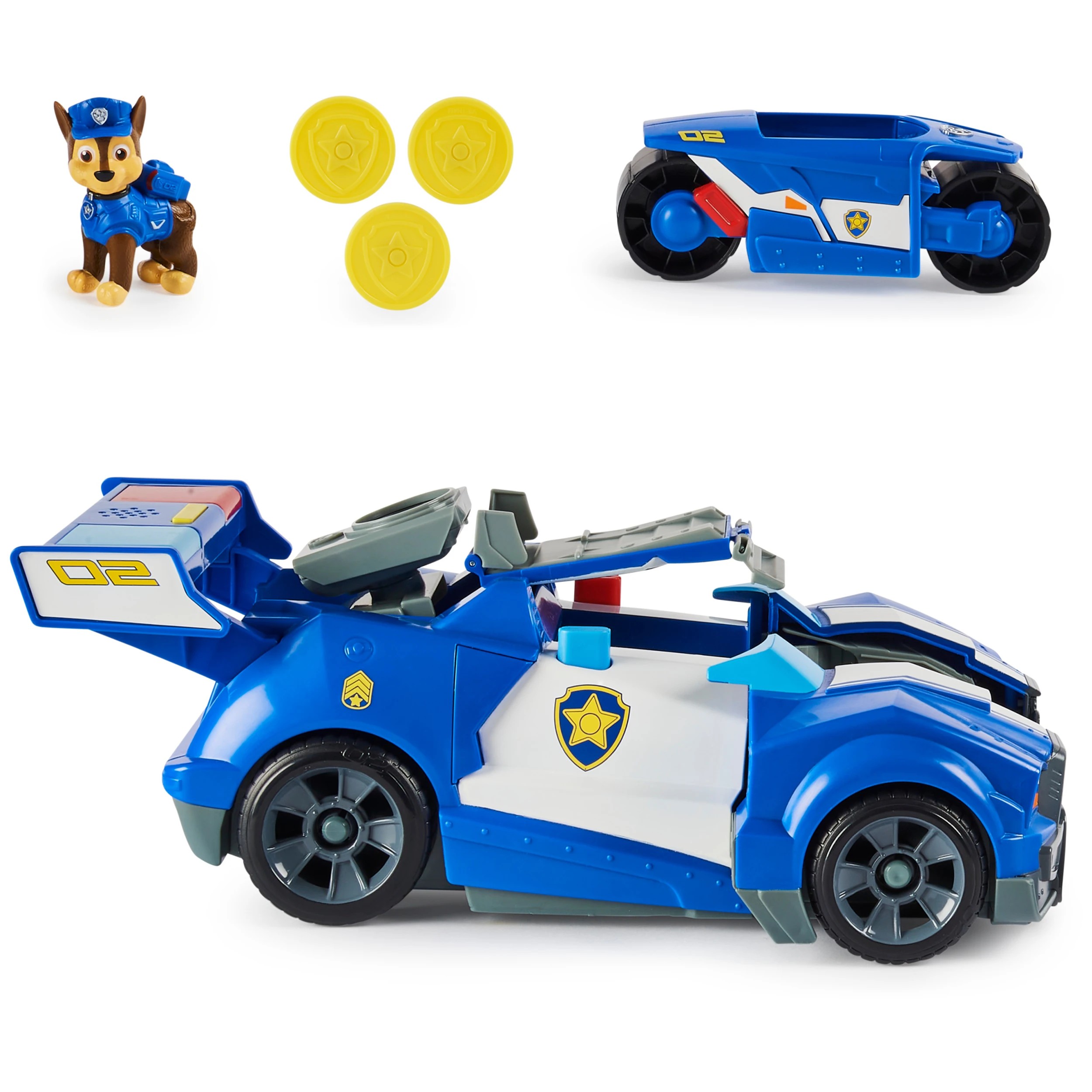 2 PAW Patrol Chase Transforming Vehicle - Multi, 2 of 10