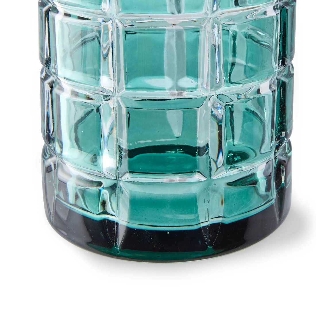 5 6 Green Tartan Tumbler Glasses, 5 of 6