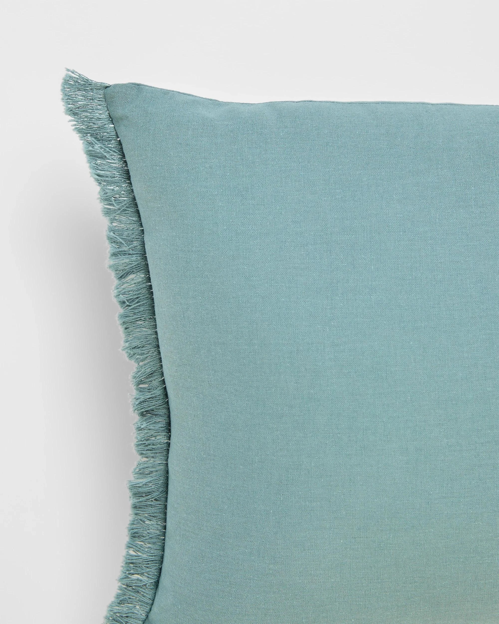 2 Target Laynie Linen/Cotton Breakfast Cushion - Blue, 2 of 2