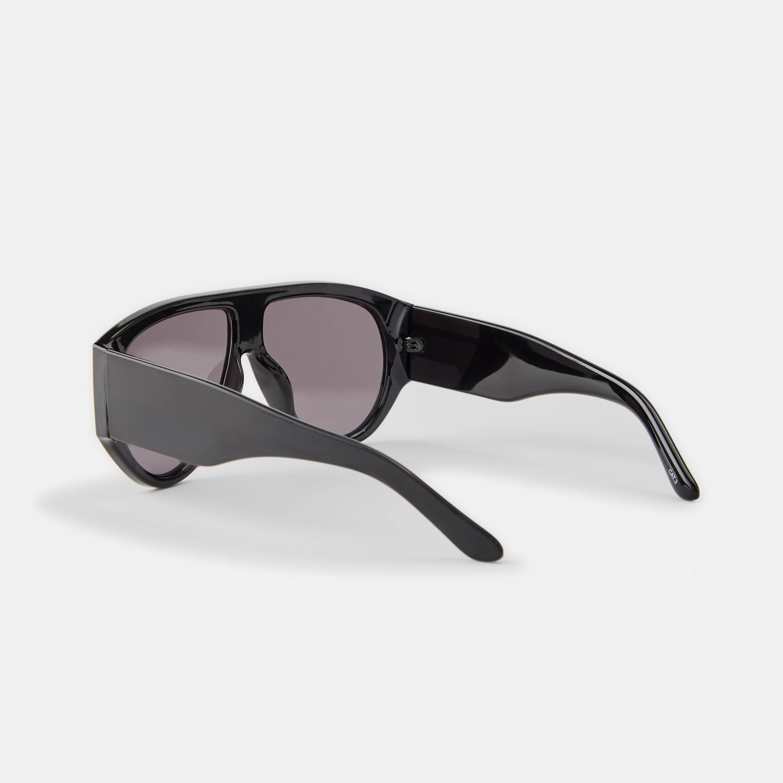 3 Chunky Aviator Sunglasses Black, 3 of 6