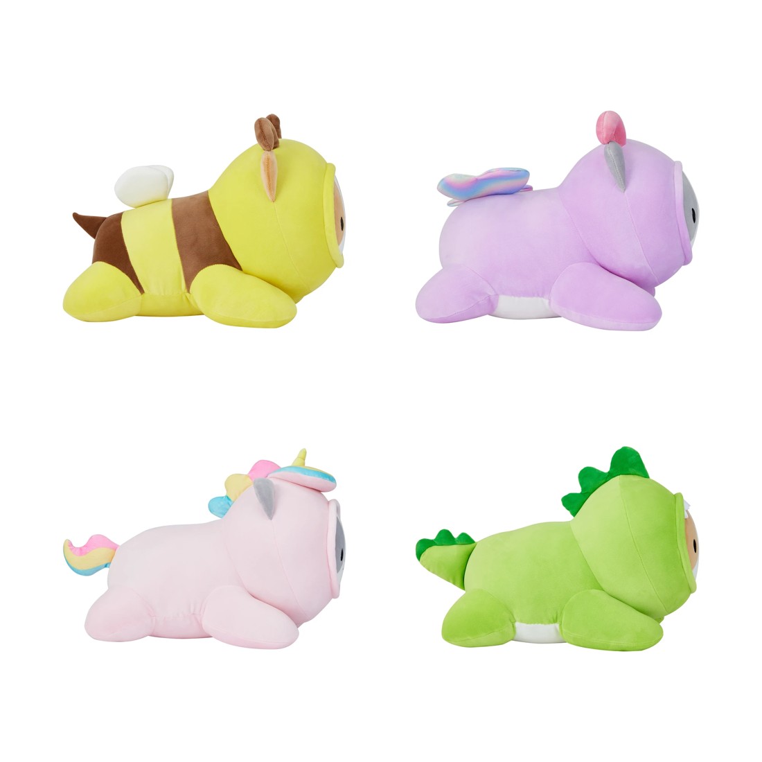 3 Hoodie Laying Plush Toy - Assorted, 3 of 7