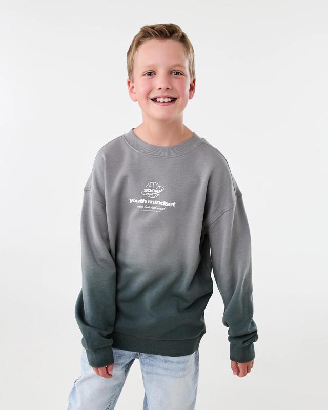 Oversized Washed Crew Neck Sweats