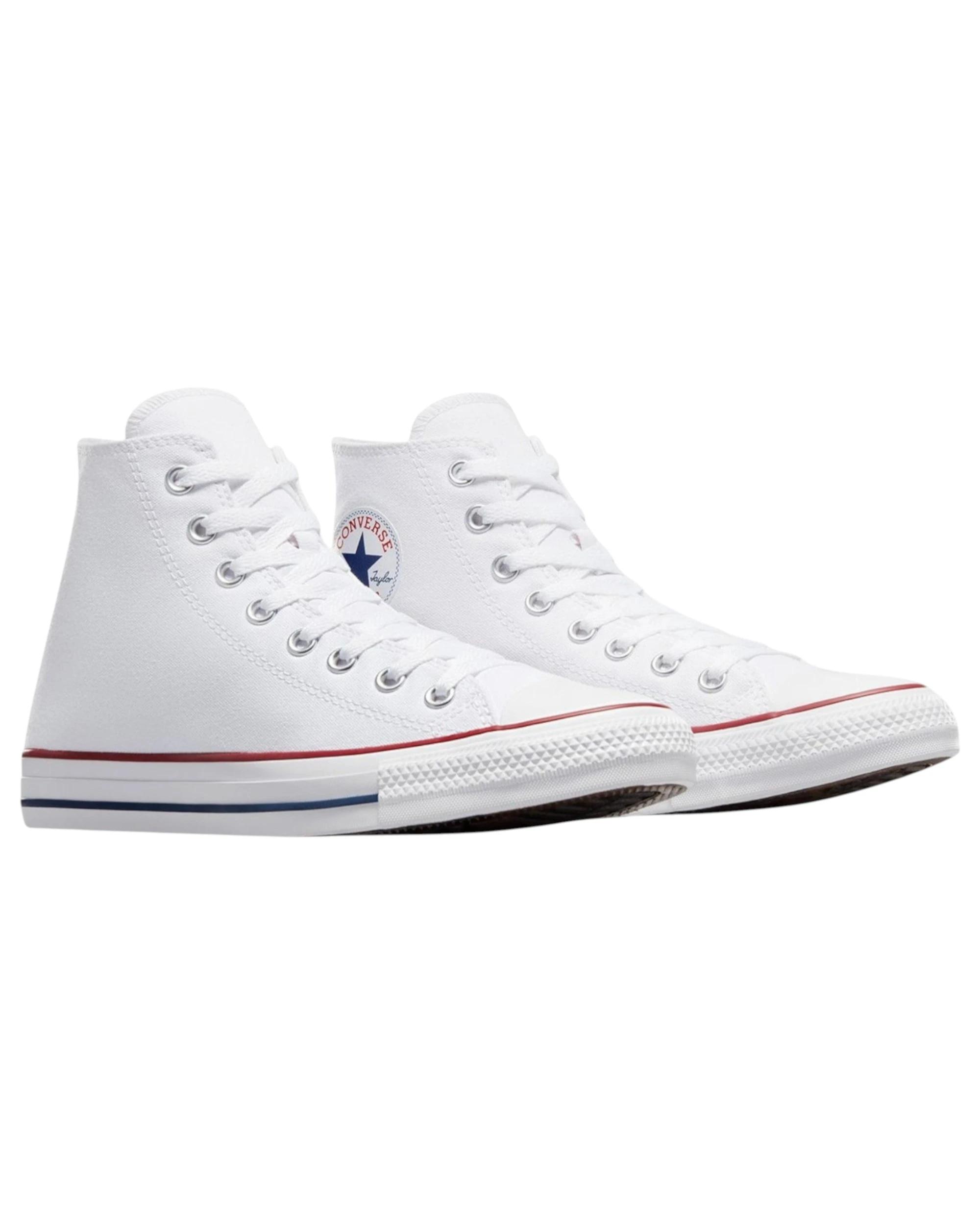 7 Converse Unisex Chuck Taylor All Star High Top Casual Shoes OPTICAL WHITE, 7 of 8