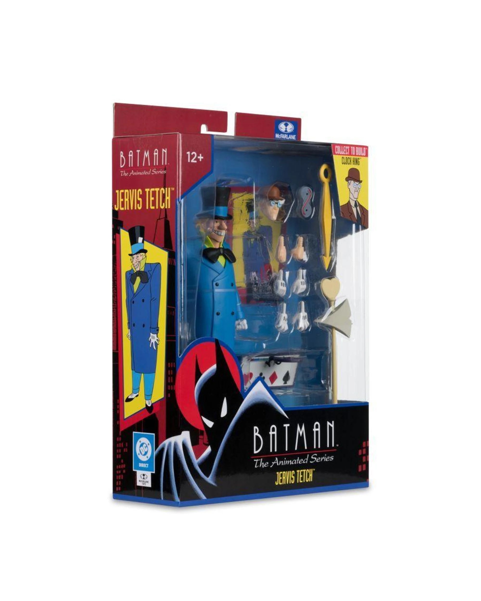 8 McFarlane DC Direct Batman The Animated Series Jervis Tetch Mad Hatter Build-A 6 inch Figure, 8 of 9