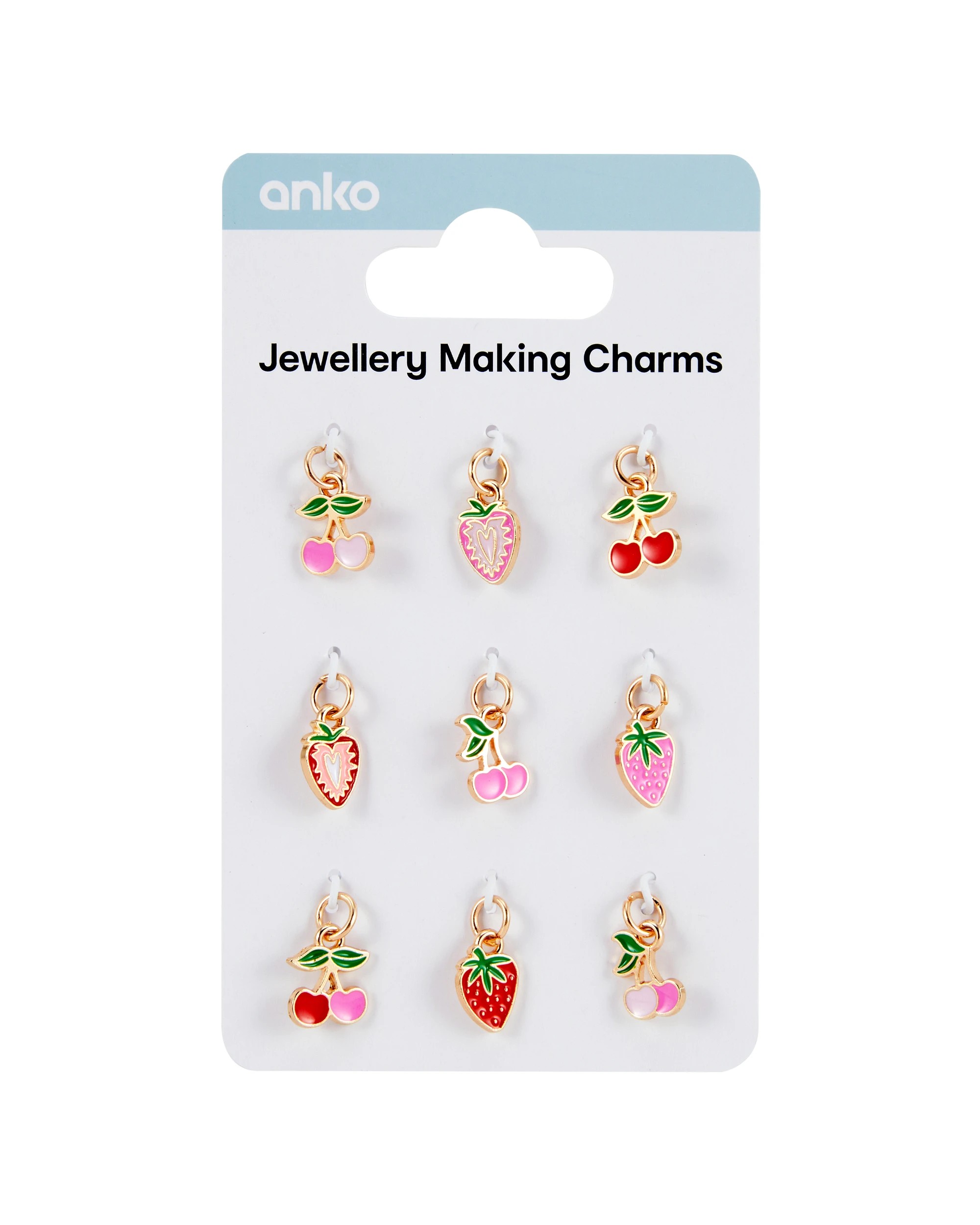 1 6 Pack Jewellery Making Charms - Cherry and Berry, 1 of 3