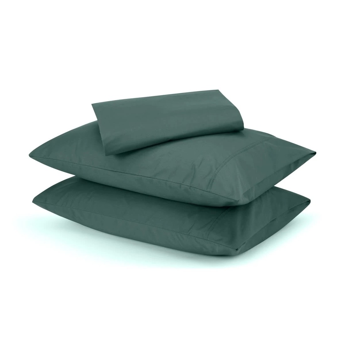1 250 Thread Count Cotton Rich Sheet Set - King Bed, Teal, 1 of 7