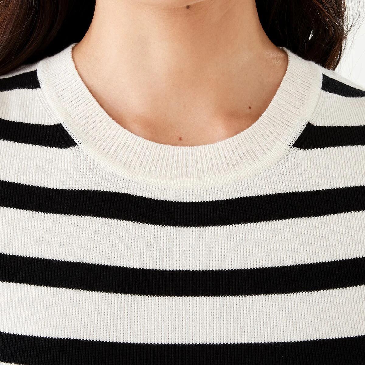 5 Short Sleeve True Knit Fitted T-shirt BOLD STRIPE, 5 of 5