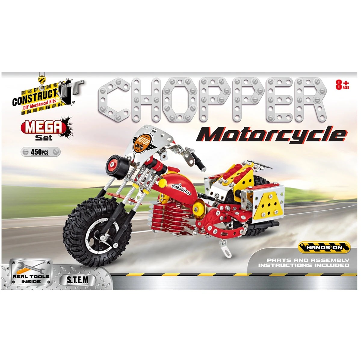 1 Construct-It Chopper Motorcycle, 1 of 5