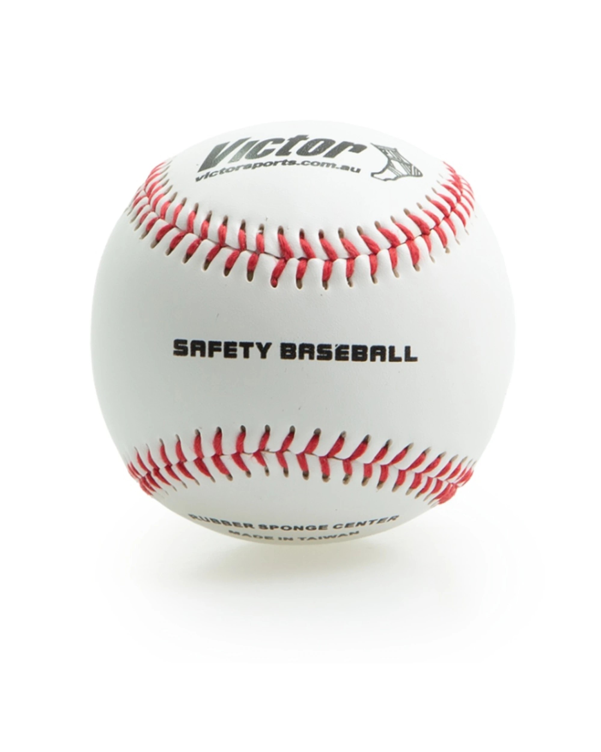 1 Victor Sports Baseball Softcore Practice Ball Safe Training 9 Inches - White, 1 of 4