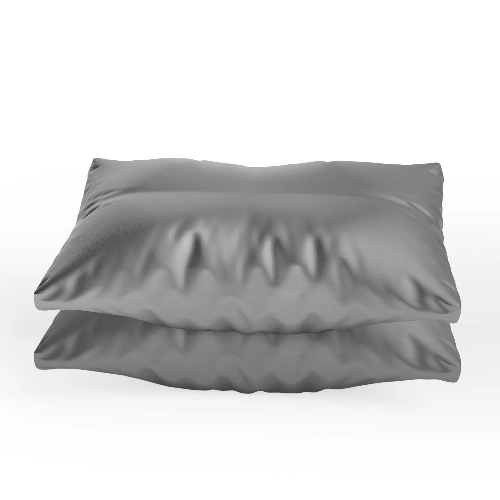 8 Casa Decor Luxury Satin Pillowcase Set With Gift Box Luxury Bedding Twin Pack - Charcoal, 8 of 10