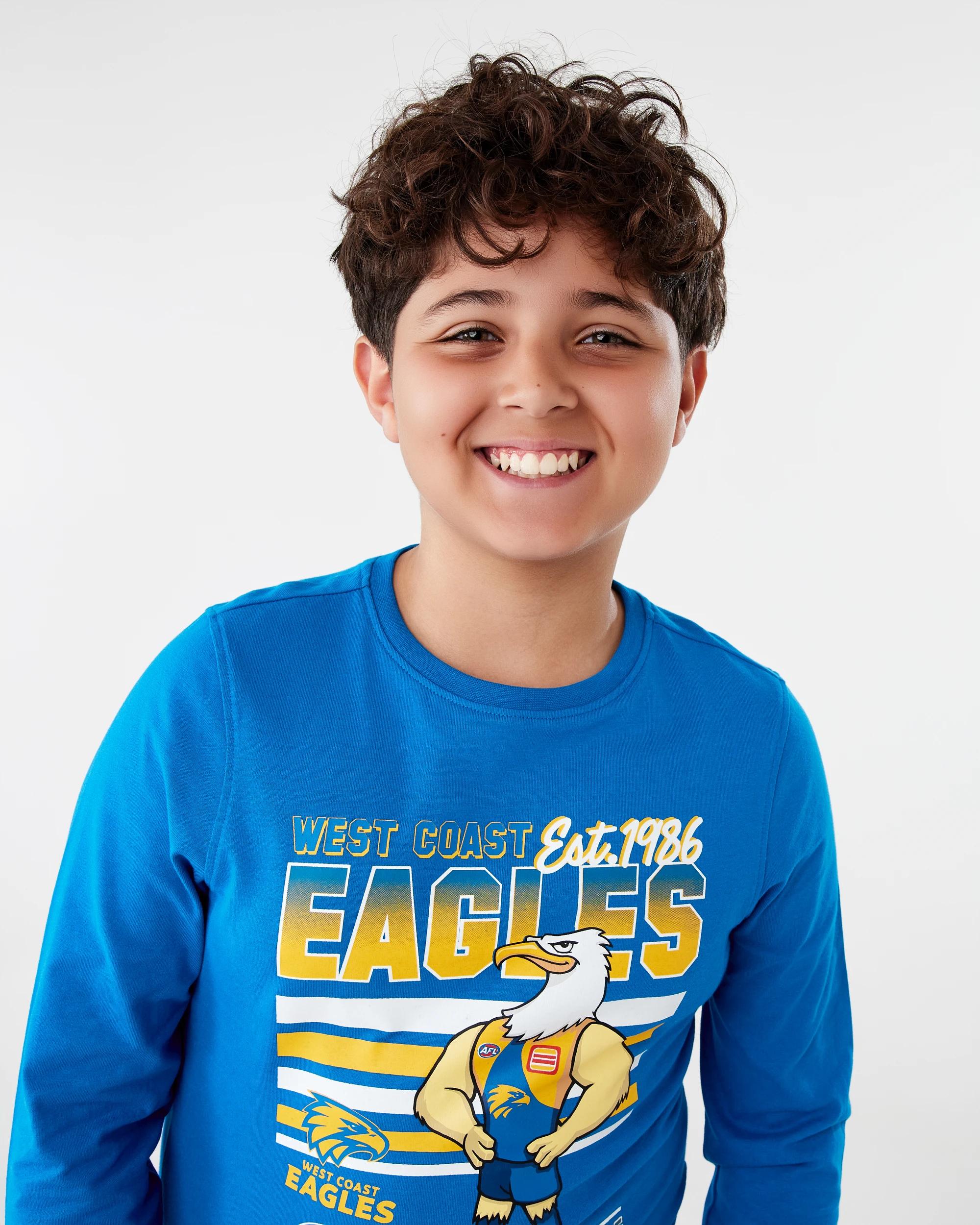 3 Official AFL Kids Pyjama Set West Coast, 3 of 6