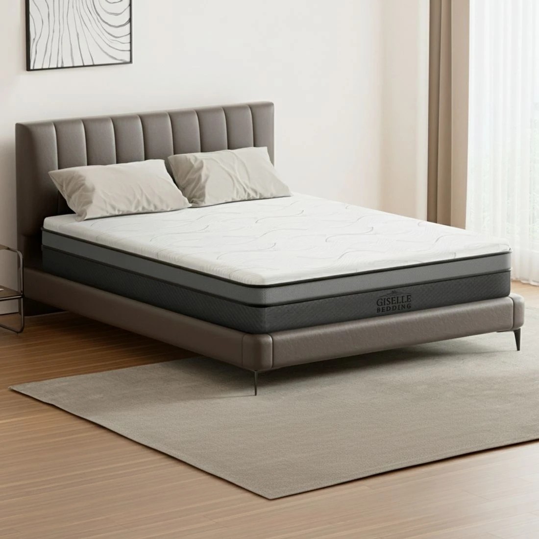 4 Giselle Bedding Memory Foam Mattress Bed Cool Gel Non Spring 25cm Double - Double Bed - Multi, 4 of 7