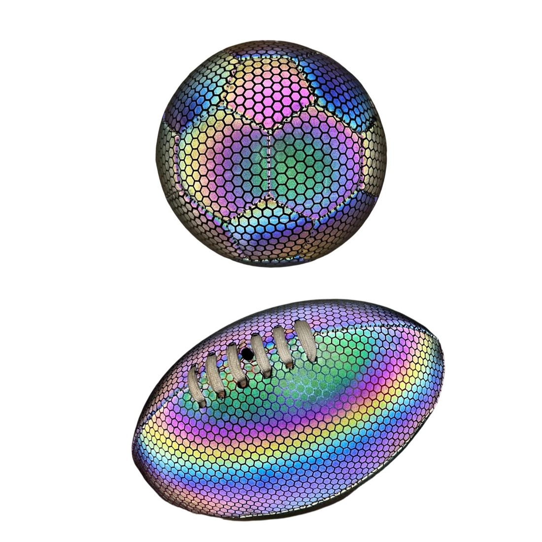 1 Firebolt Holographic Sports Soccer/AFL Size 5 - Assorted - Multi, 1 of 2