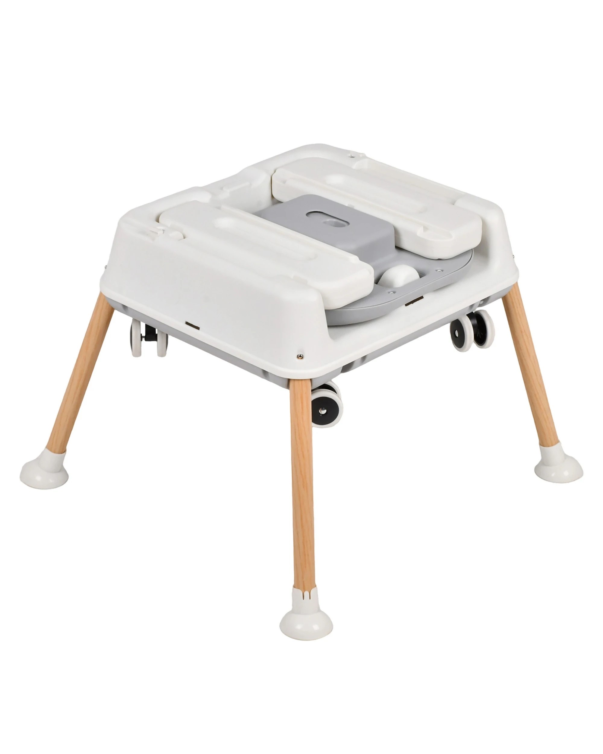 5 Advwin  Baby High Chair Portable Foldable Infant Dining Seat - Grey, 5 of 9