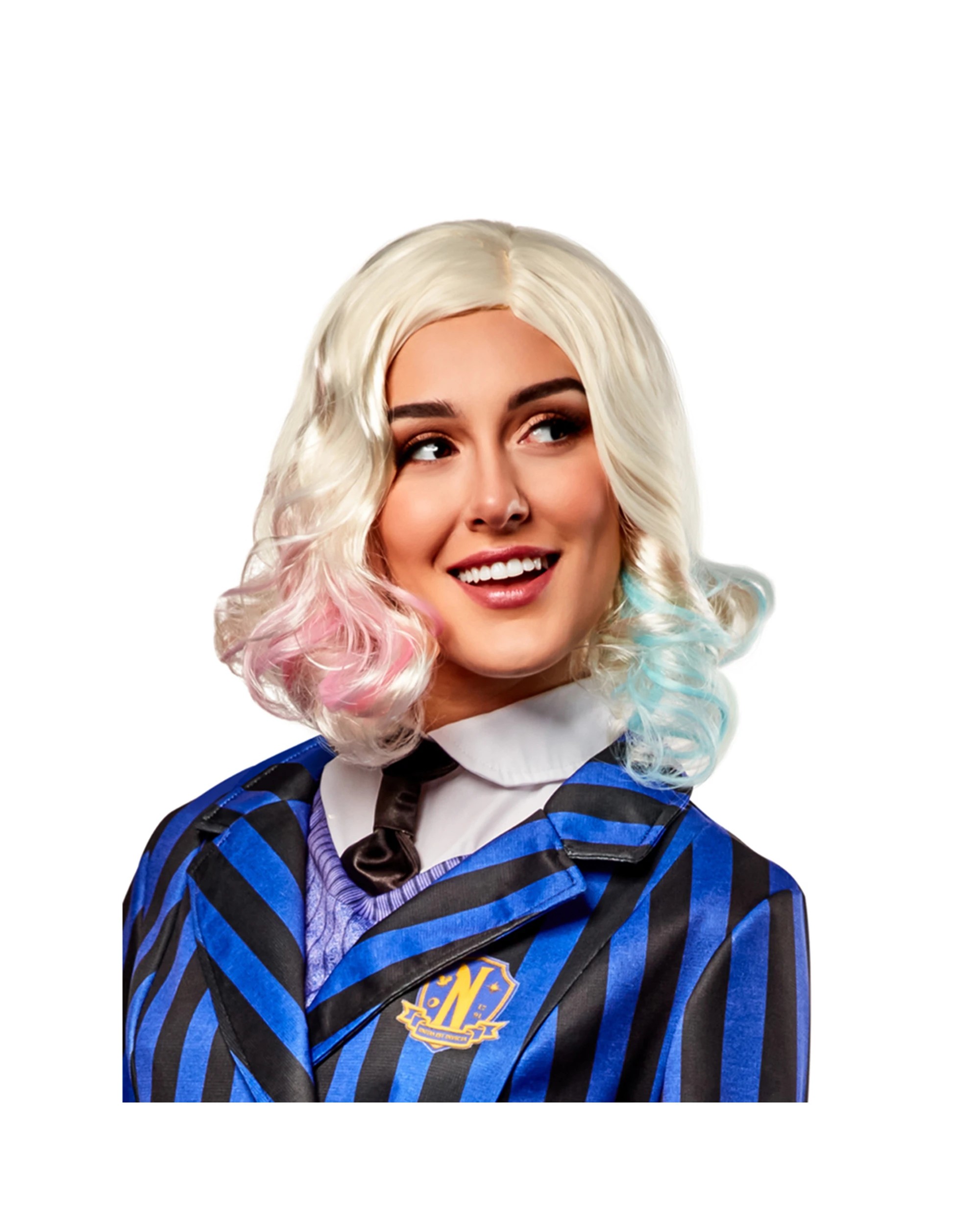 1 Wednesday Enid Wig Adult Halloween Party Accessory - Multi, 1 of 1