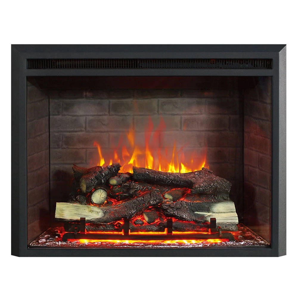 1 Moda Living Primo 33 inch Electric Fireplace Insert - Black, 1 of 1
