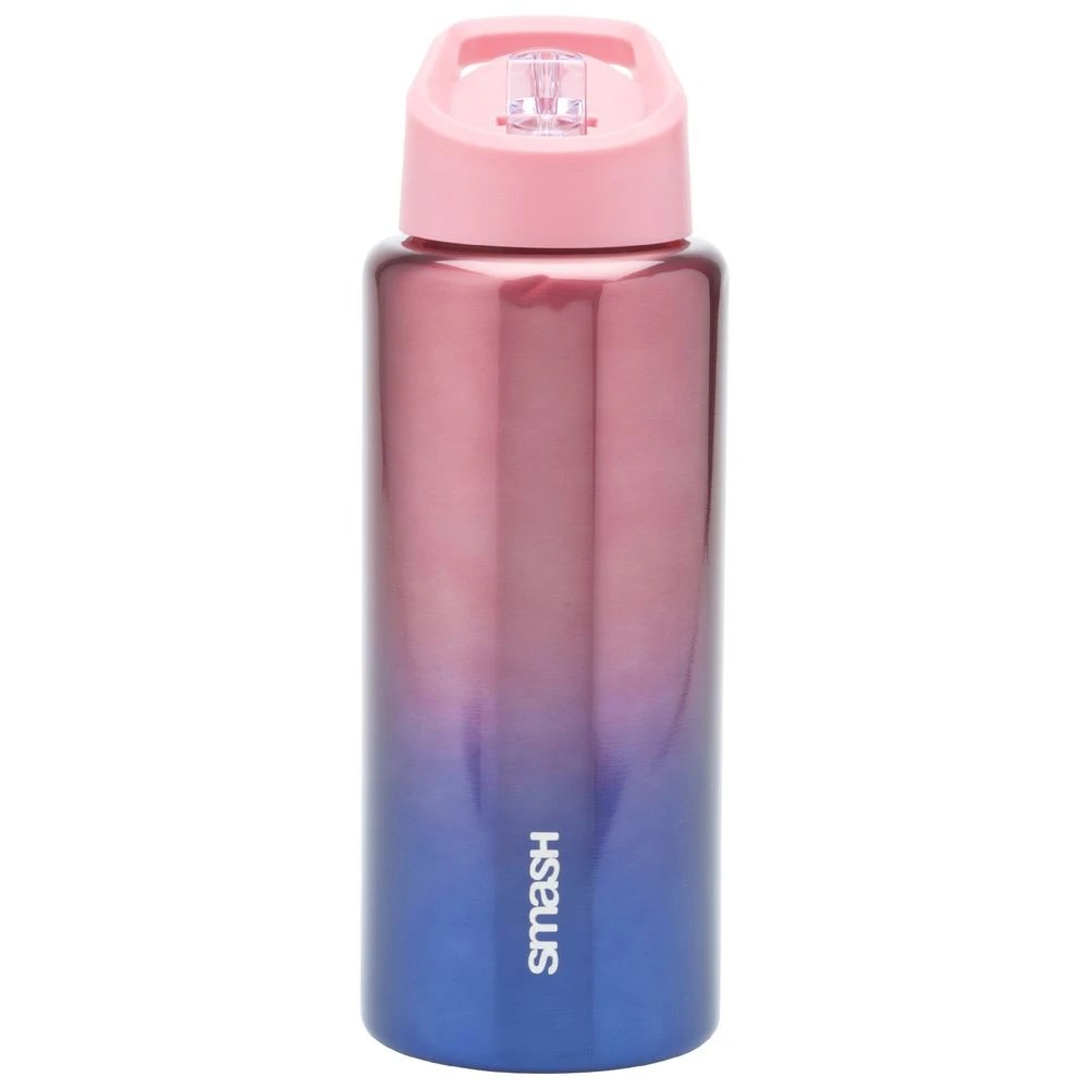 2 Smash Stainless Steel Bottle Blue and Pink Ombre 1.1L, 2 of 3