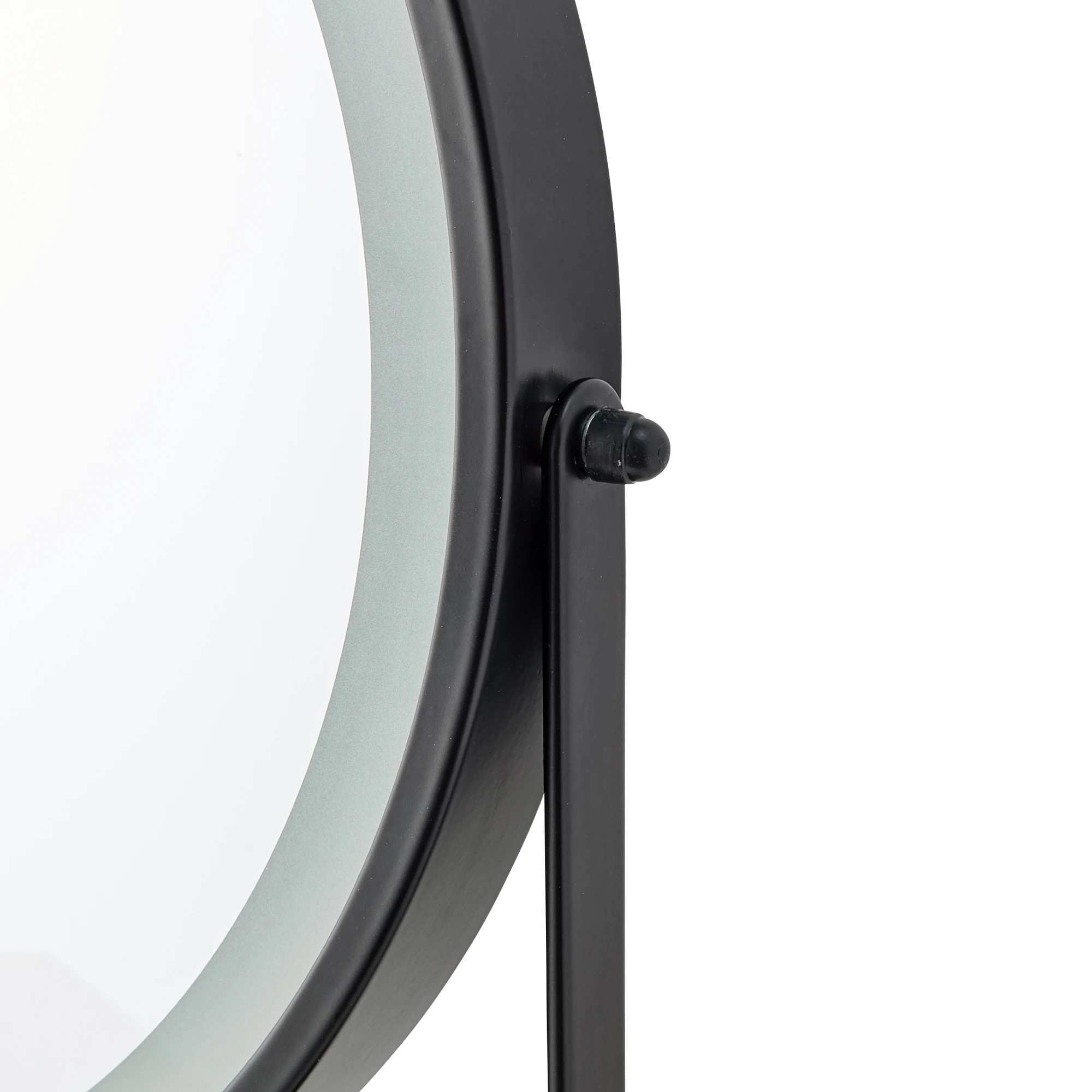 9 Round LED Mirror - Black, 9 of 10