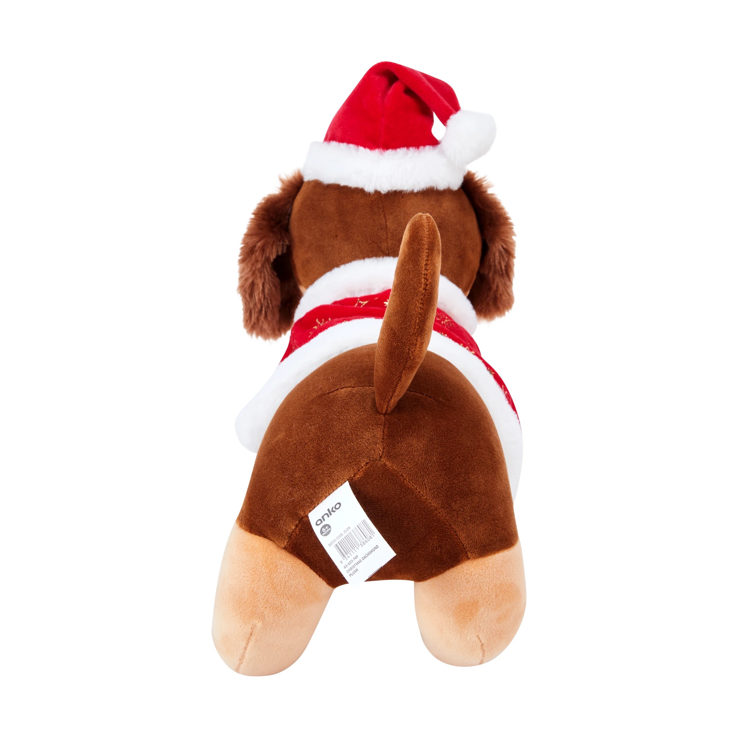 3 Christmas Dachshund Plush, 3 of 3