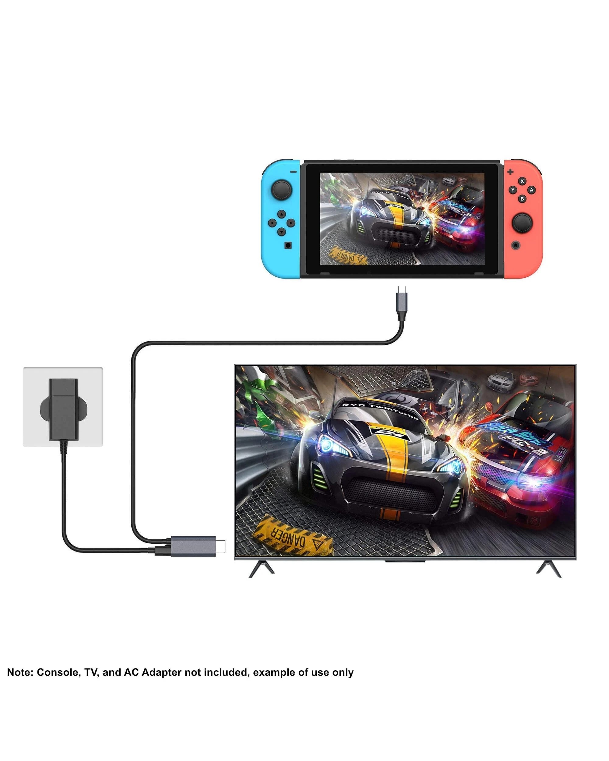 6 Powerwave USB Type-C to HDMI TV Adapter for Nintendo Switch 2, 6 of 7