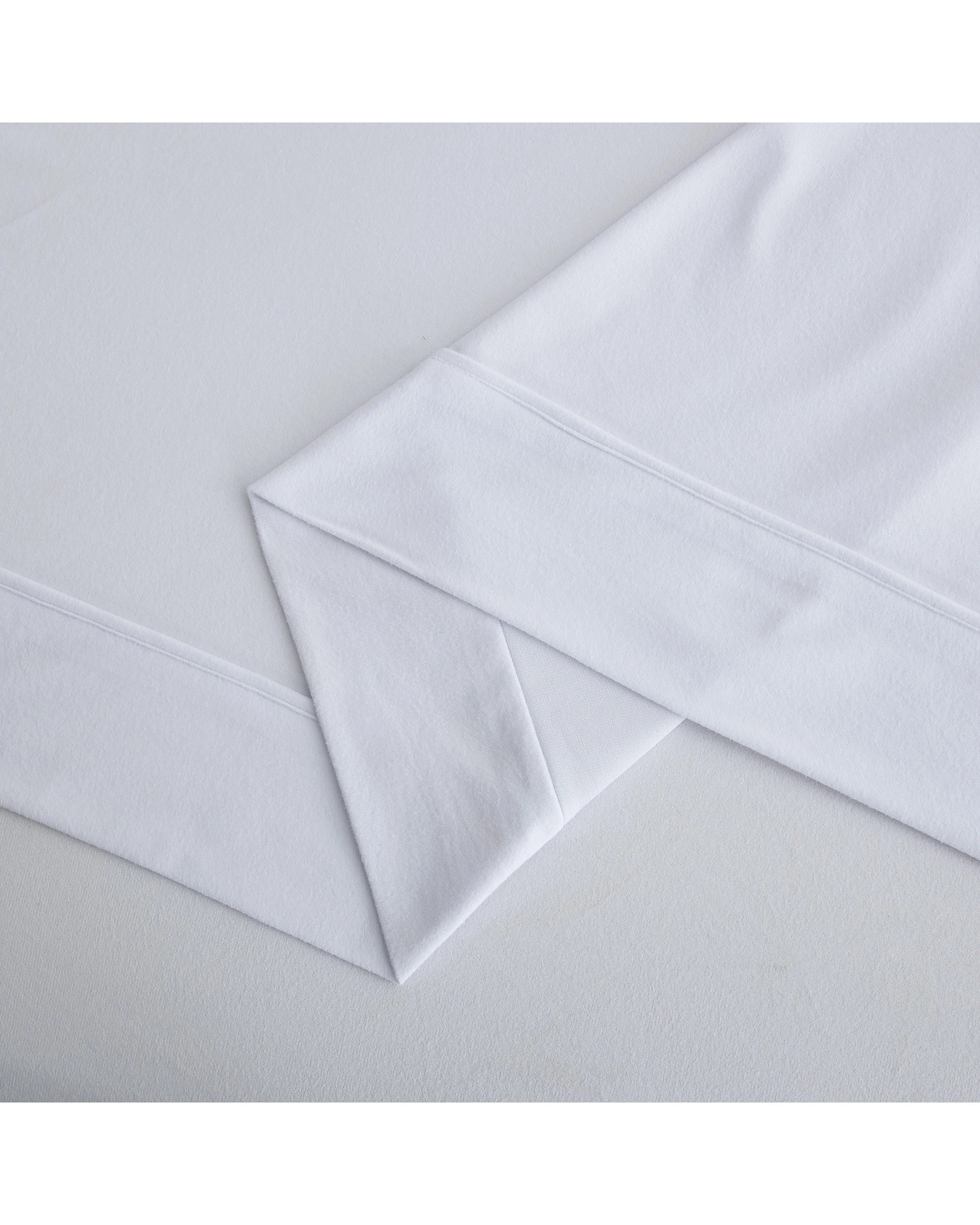 6 Dreamaker Micro Flannel Sheet Set - King Single Bed - White, 6 of 9