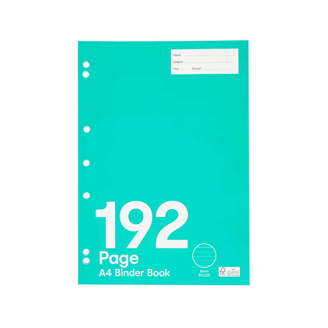 1 A4 Binder Book - 192 Pages, Green, 1 of 4
