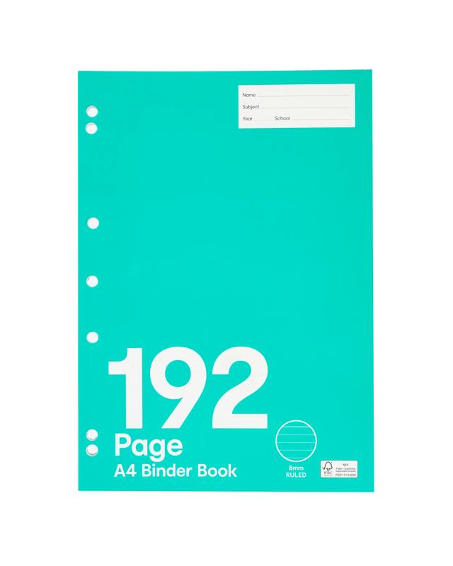 A4 Binder Book - 192 Pages, G