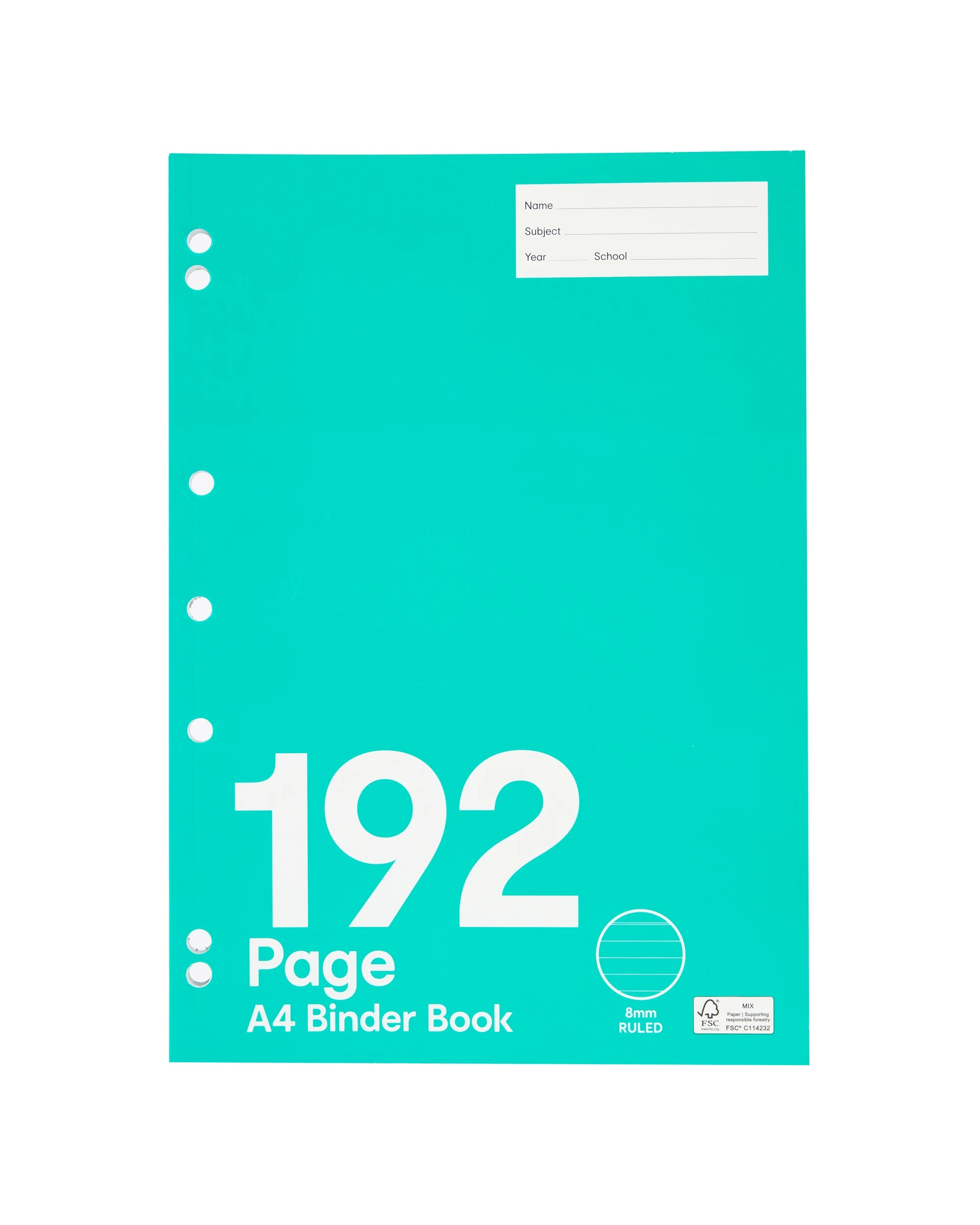 1 A4 Binder Book - 192 Pages, Green, 1 of 4