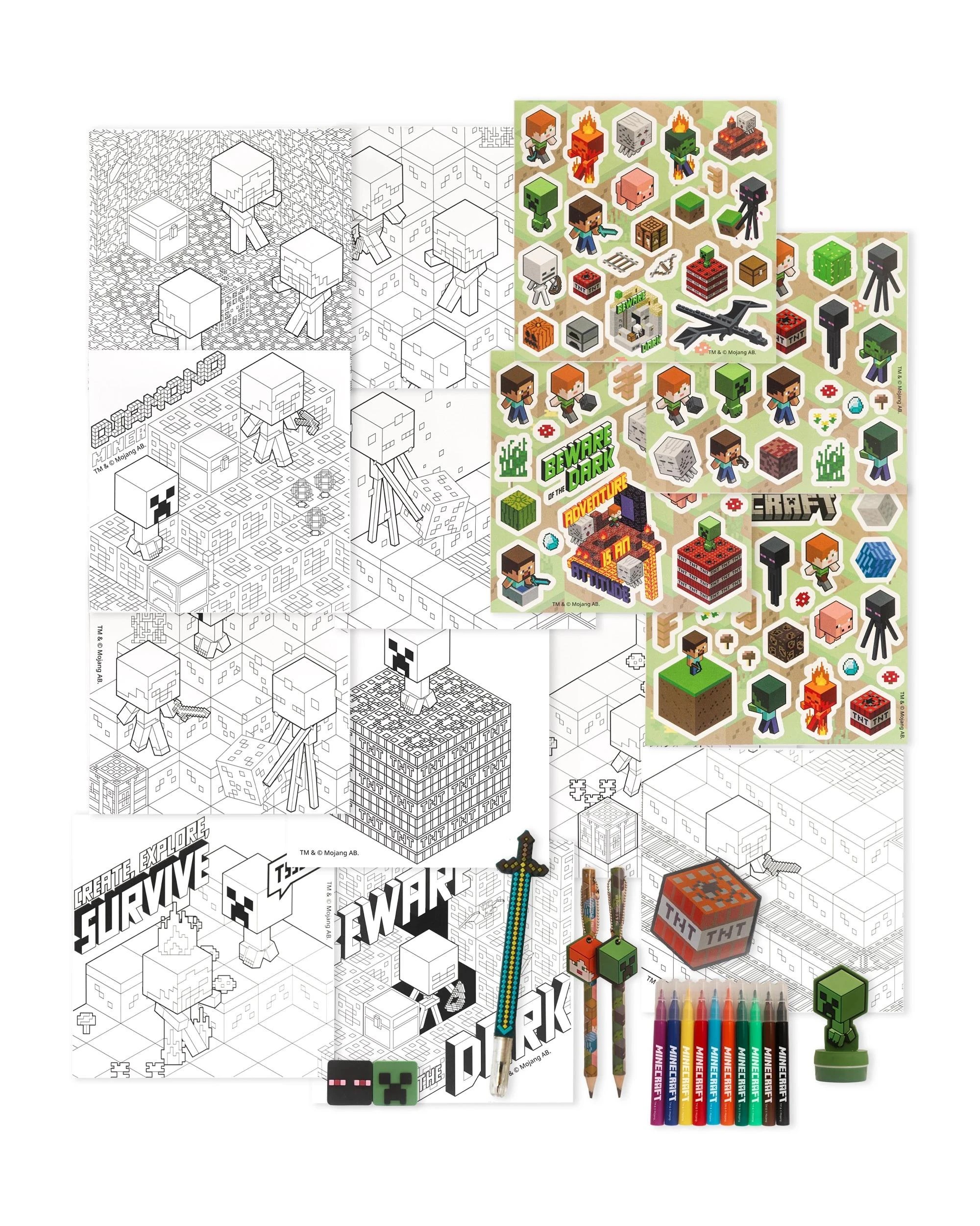 2 Minecraft Stationery Set Cube - Multi, 2 of 3