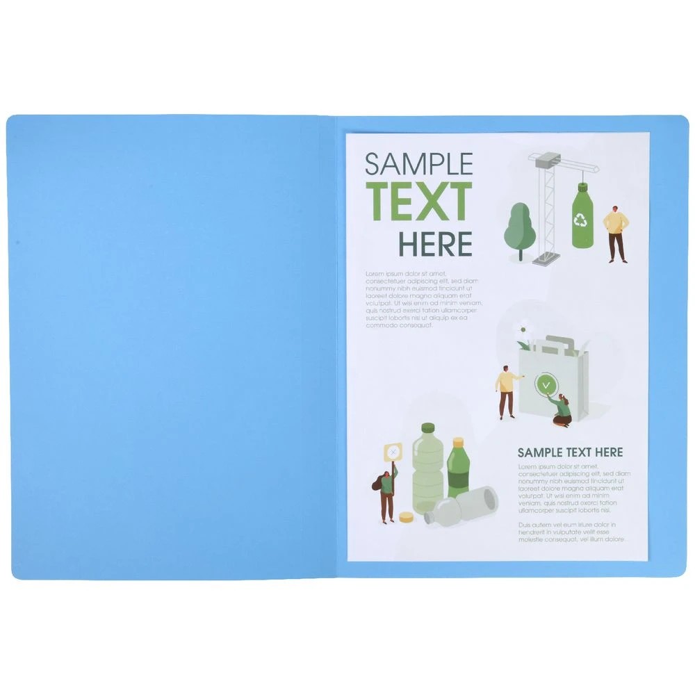 4 J.Burrows A4 Manila Folder Blue 25 Pack, 4 of 4