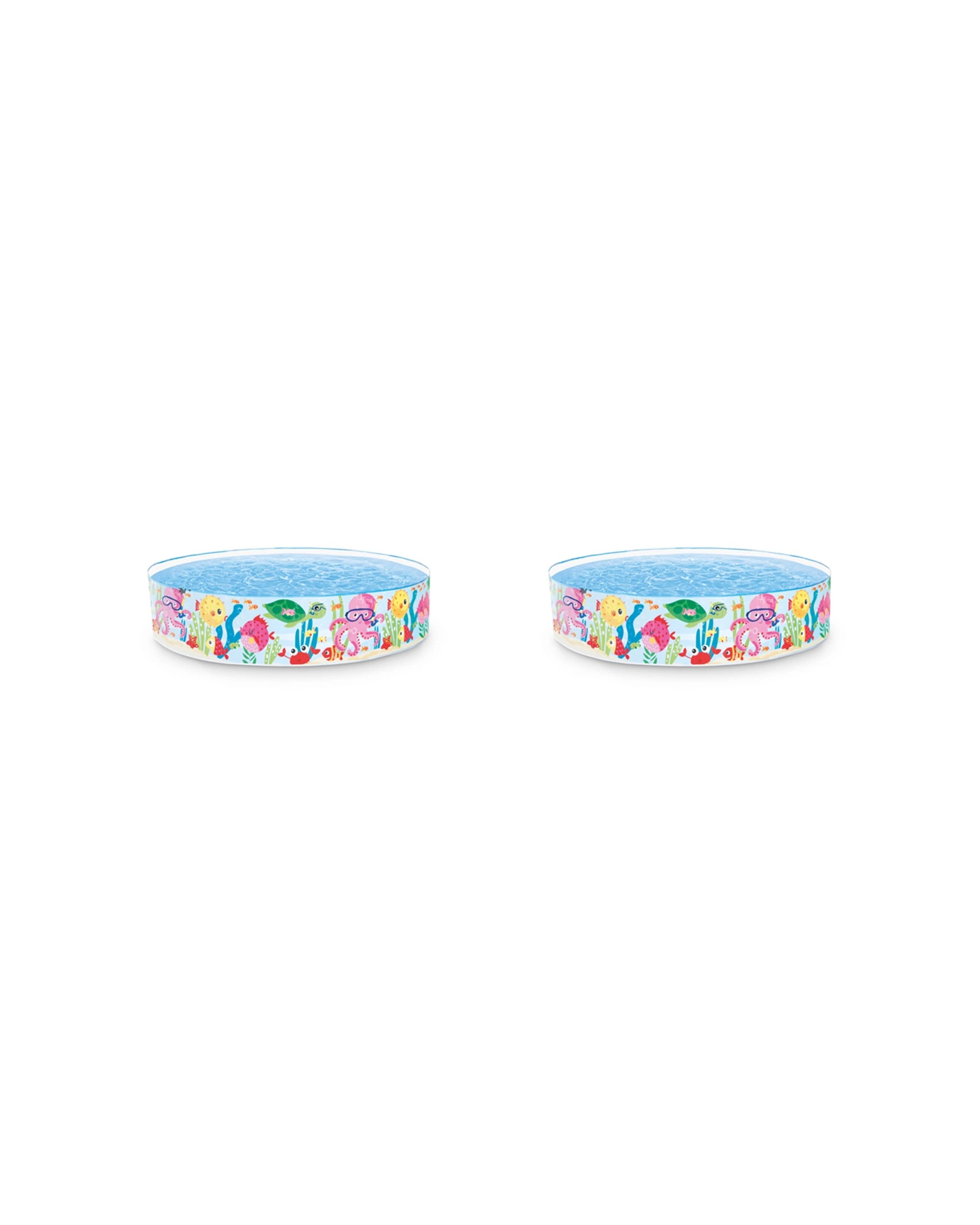 1 Intex 2PK Snapset Ocean Play Kids/Children Pool Round 6x15'' - Multi, 1 of 6