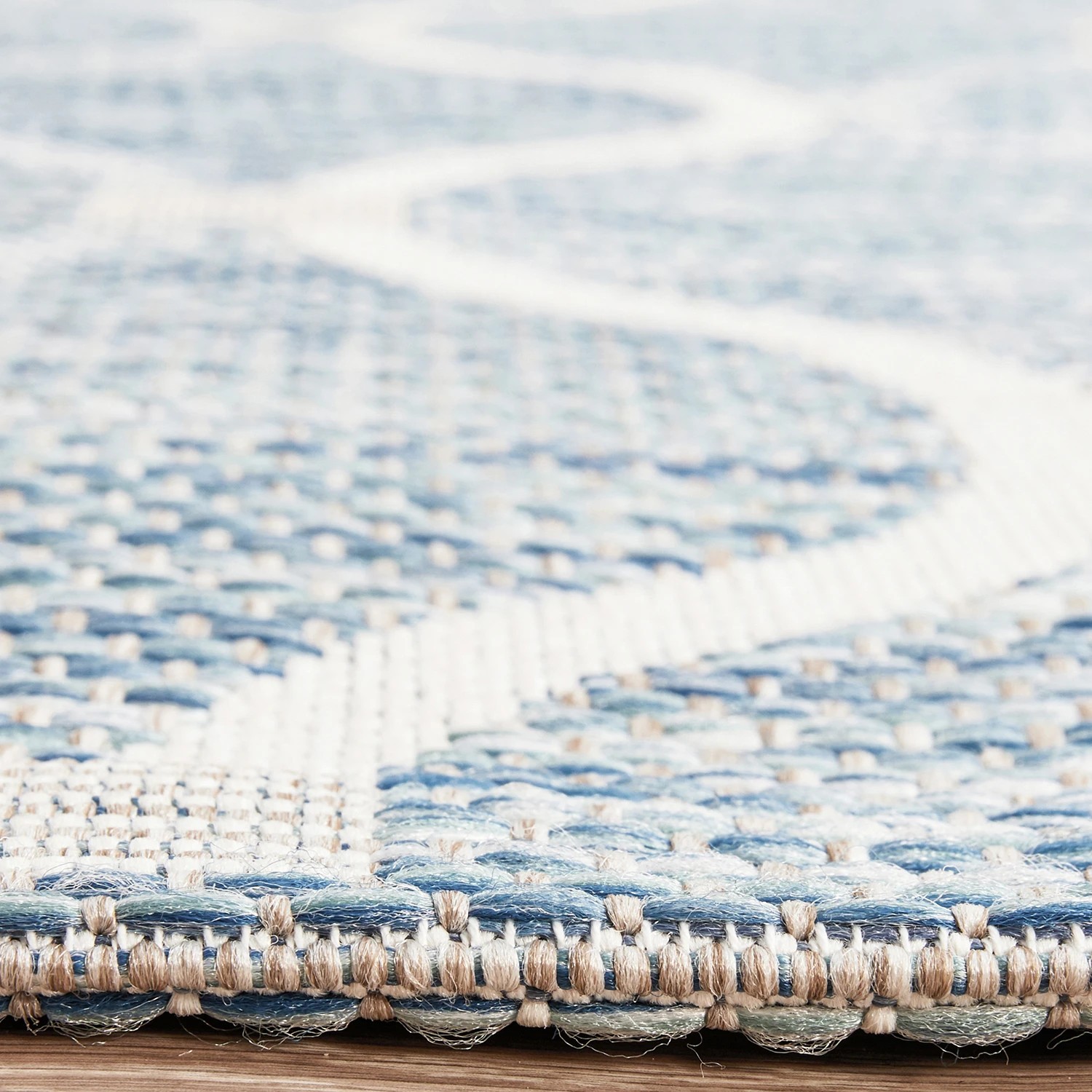 7 Common Ground Rugs Portico 5501 Outdoor 290x200cm - Large Pet Friendly Floor Rug - Blue, 7 of 8