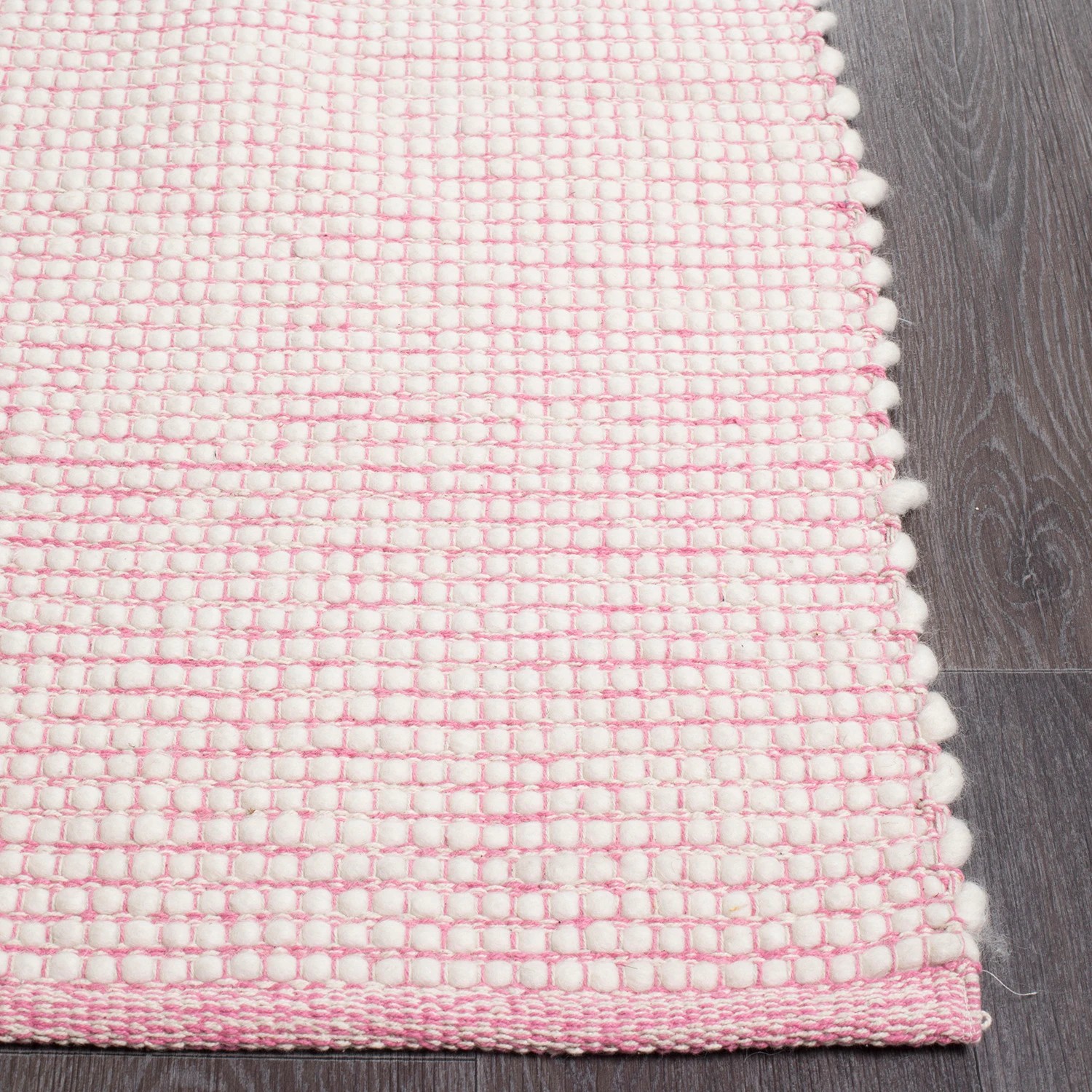 4 Common Ground Rugs Atelier 320x230cm - Extra Large Hand Loomed Wool Floor Rug - Pink, 4 of 7