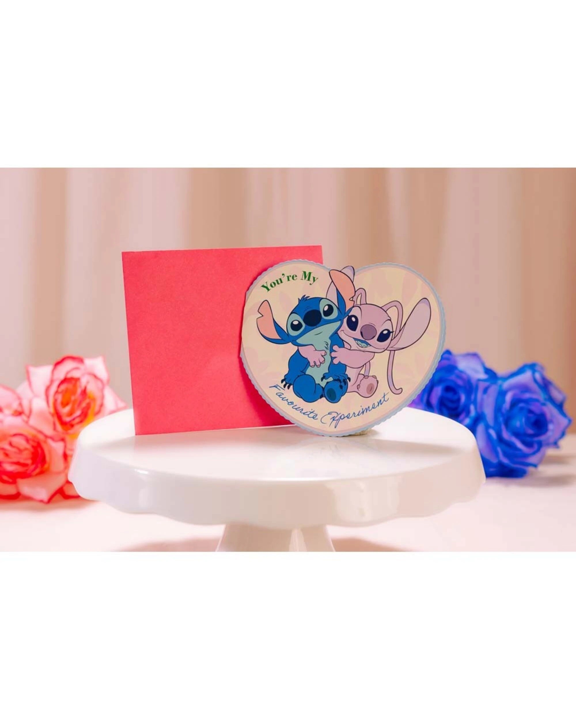 4 Disney - Lilo & Stitch - You're My Favourite Experiment Valentines Greeting Card, 4 of 4
