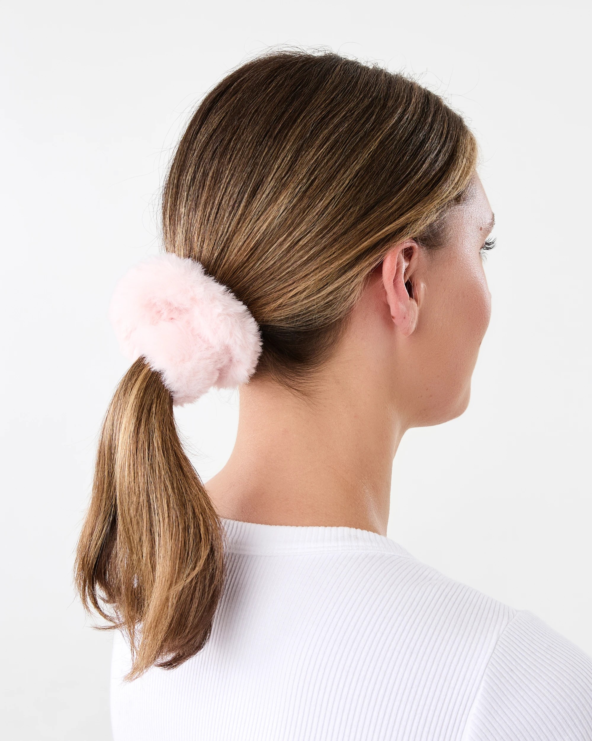 3 2 Pack Faux Fur Hair Scrunchies, 3 of 4