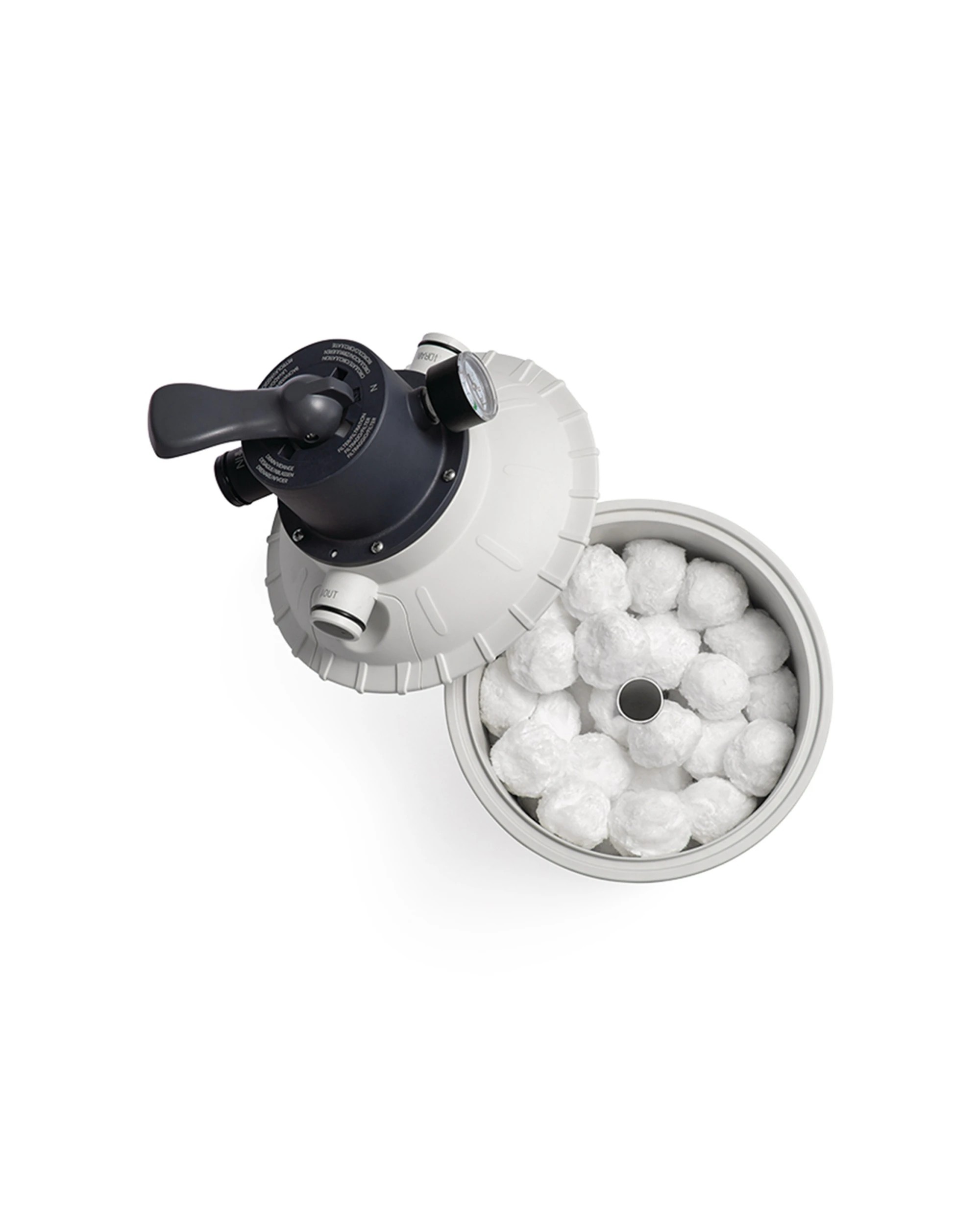 3 Intex 2PK Fiber Ball Filtration Media For Sand Filter Pool Pumps 500g - White, 3 of 4