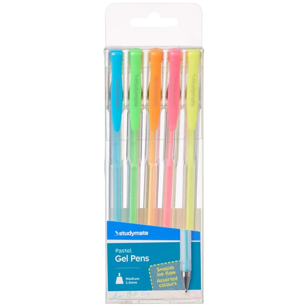 1 Studymate Gen Pen Pastel 5 Pack, 1 of 4