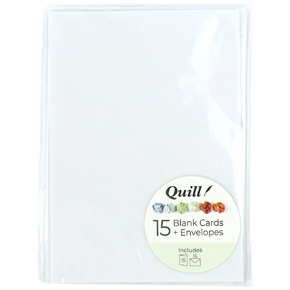 1 Quill Vellum Card and Envelopes Clear 125x175mm 15 Pack, 1 of 4