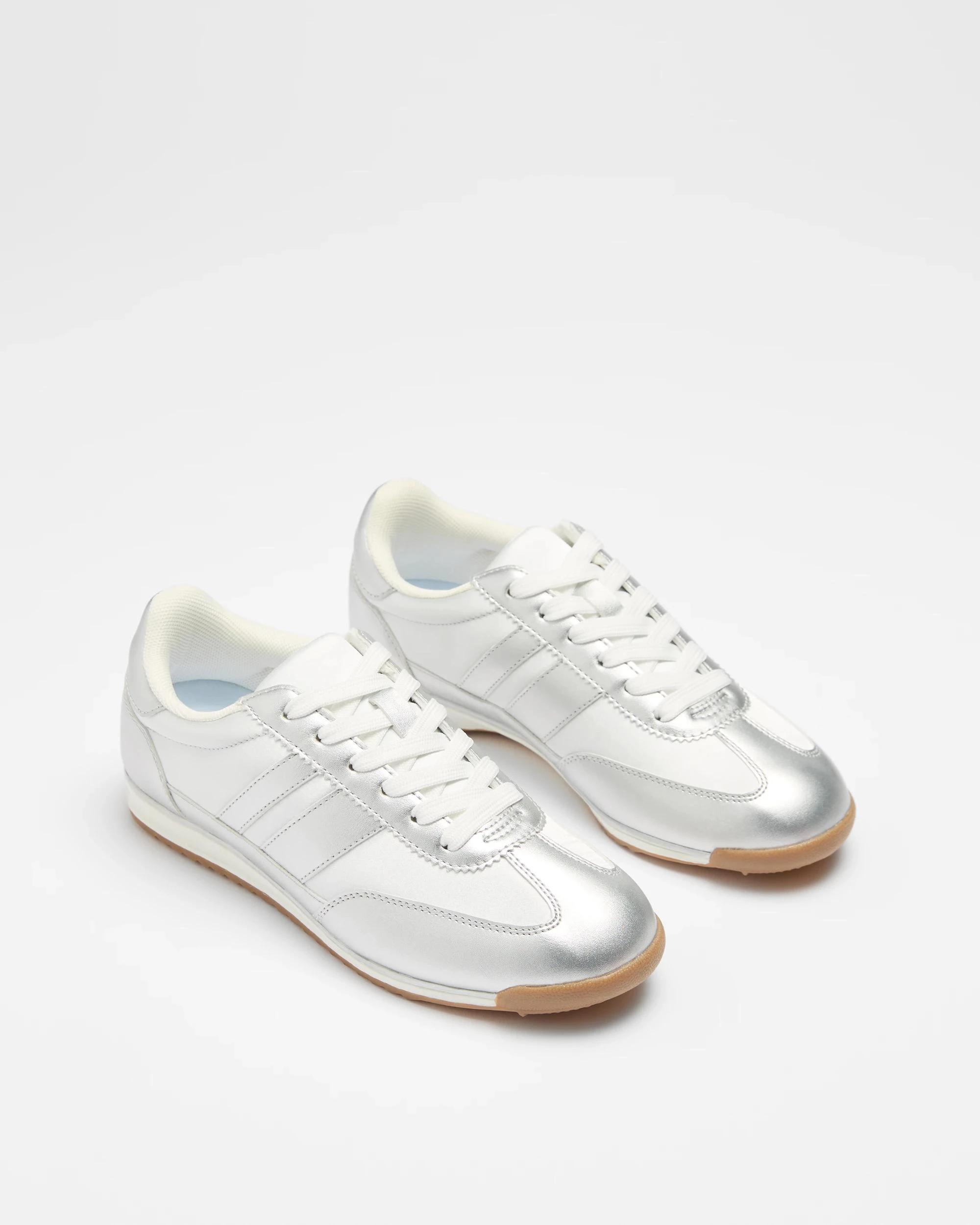 3 Target Woman Womens Nylon Athletic Sneaker - Lindsay SILVER, 3 of 3