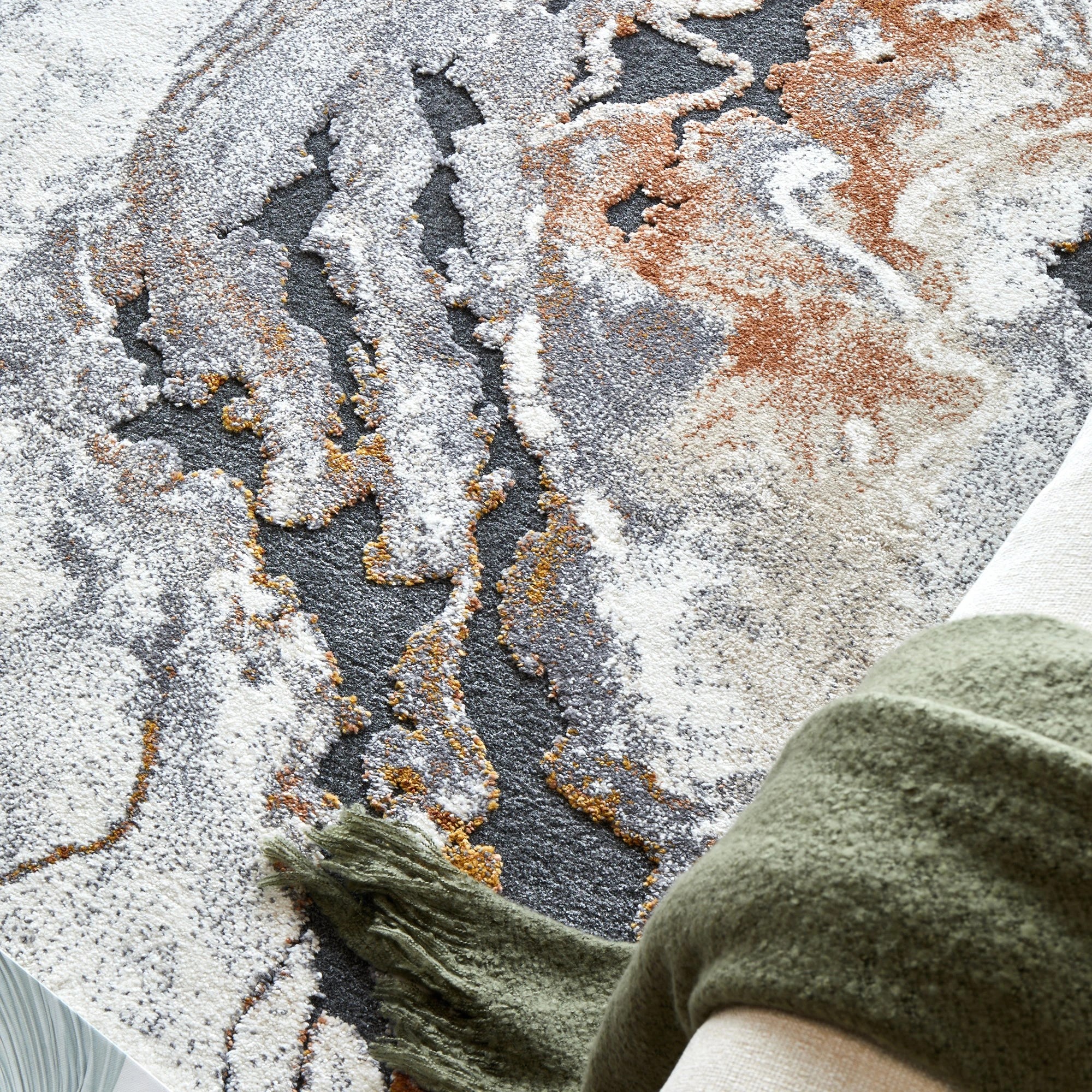 3 Common Ground Rugs Stonefall 222 230x160cm - Orange, 3 of 7