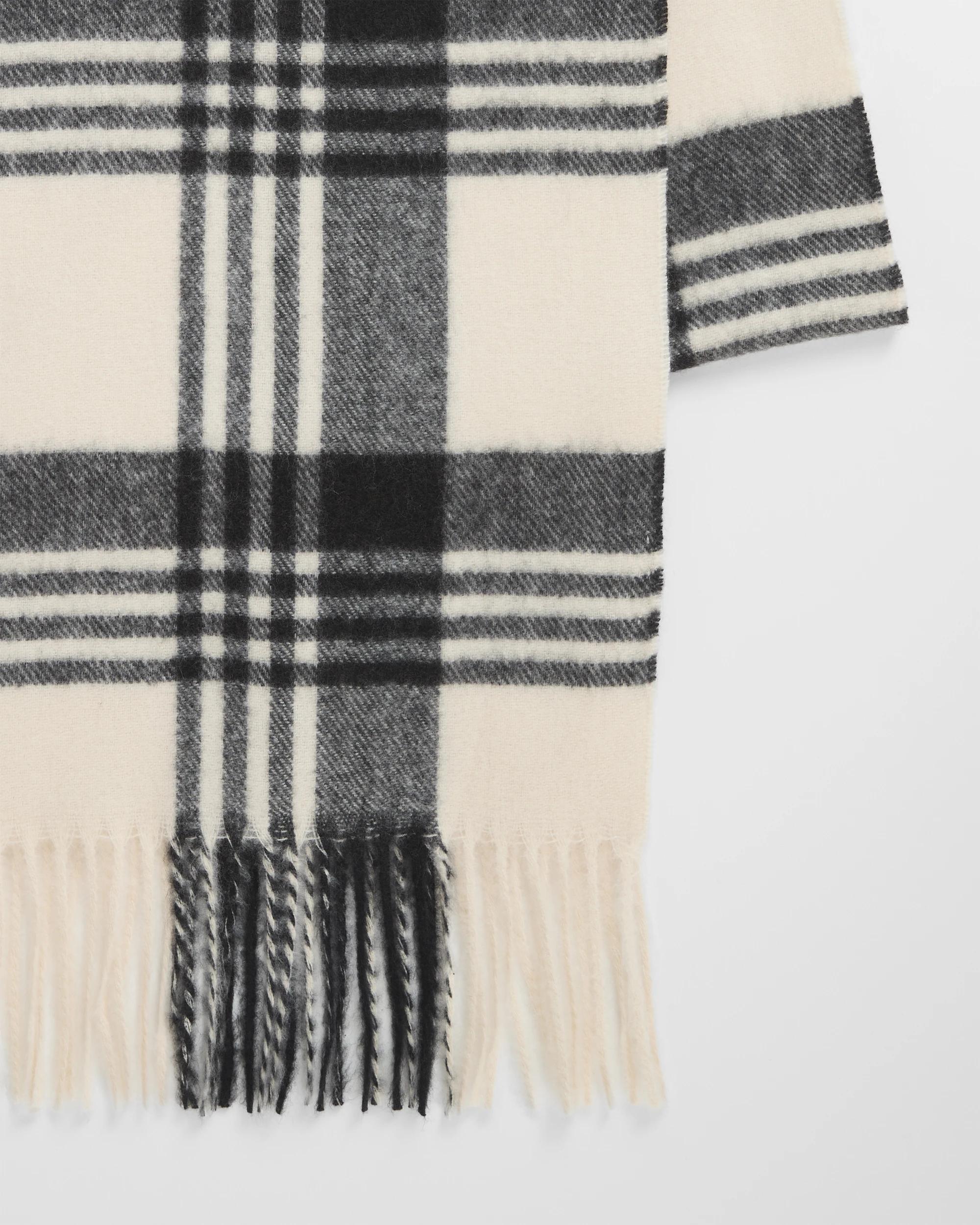 2 Target Woman Plaid Woven Scarf WHITE CHECK, 2 of 2