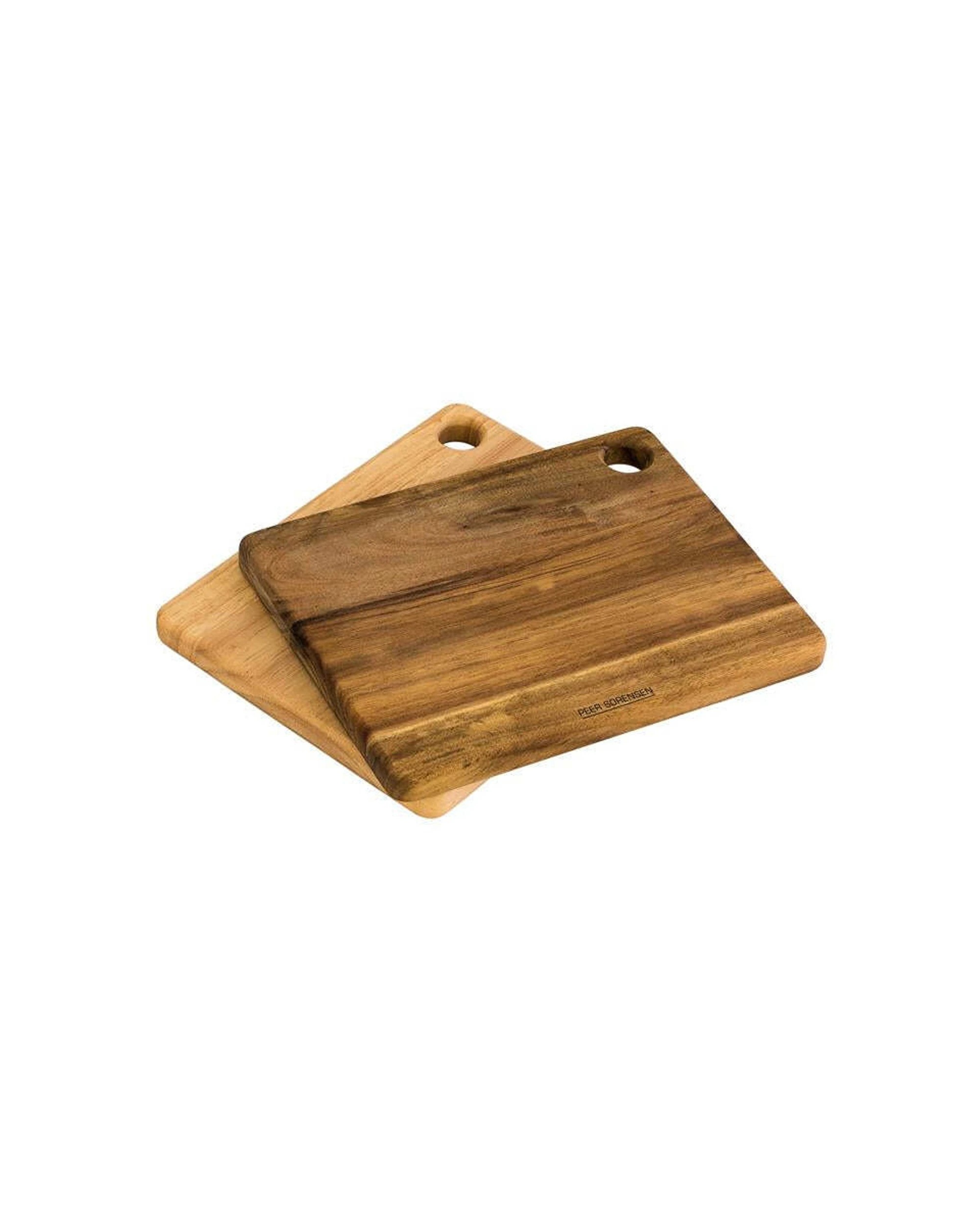 3 Peer Sorensen 2pc Acacia And Rubberwood Utility Boards Set 19.5cm Kitchen - Brown, 3 of 3