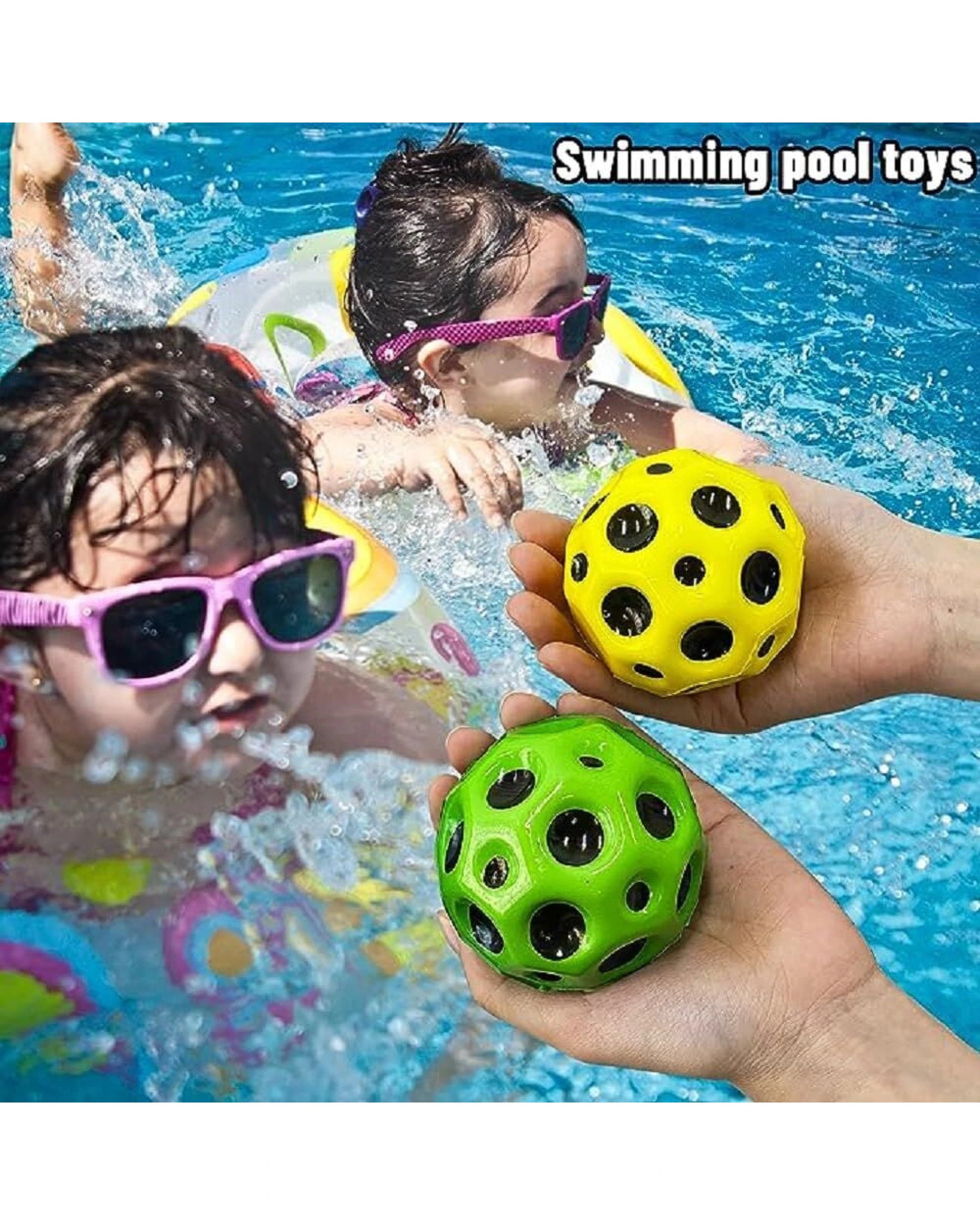 5 BR Toys Bouncy Ball for Outdoor Play – High Bouncing Space Ball, 5 of 7