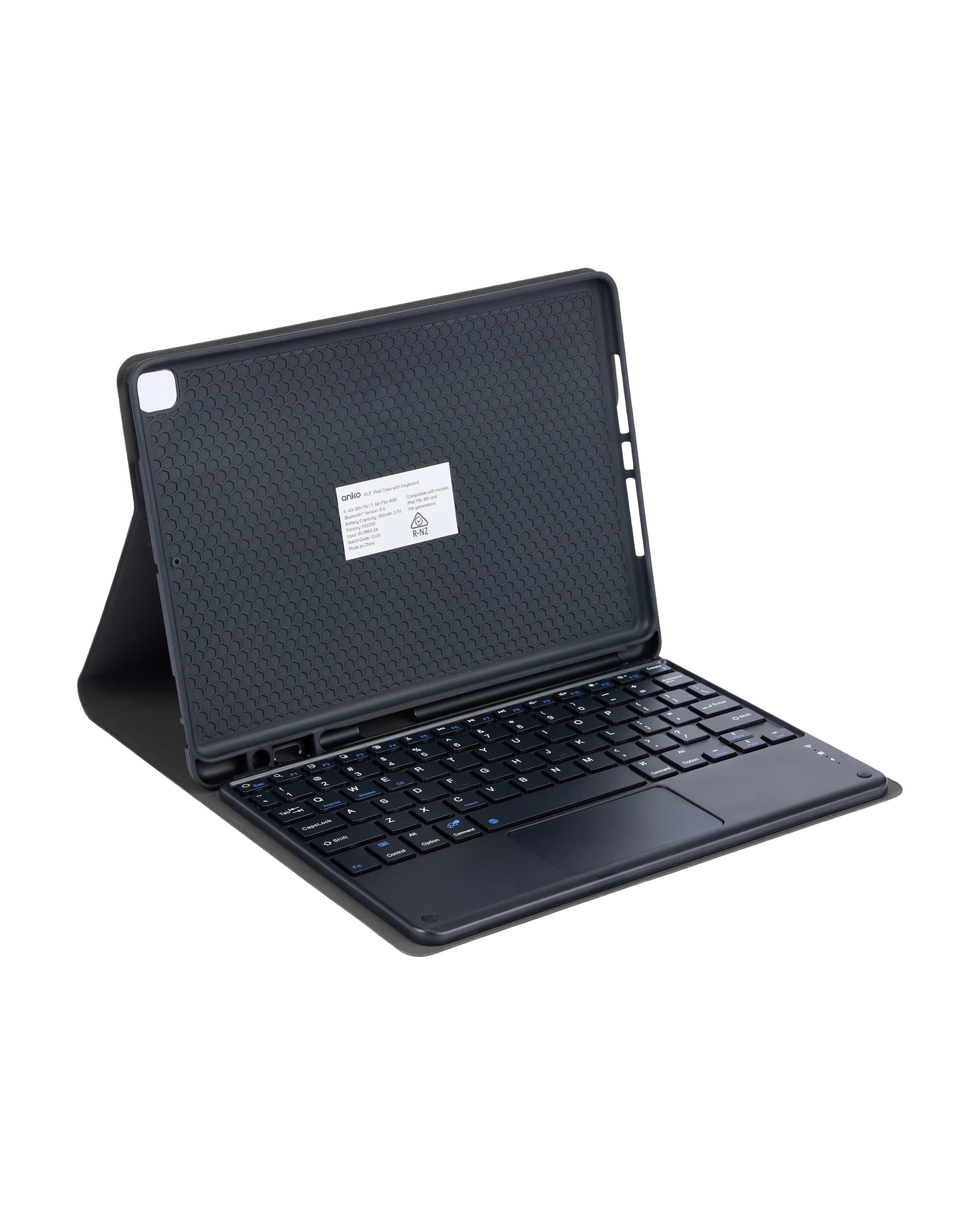 4 iPad 10.2in. Case with Keyboard - Black, 4 of 10