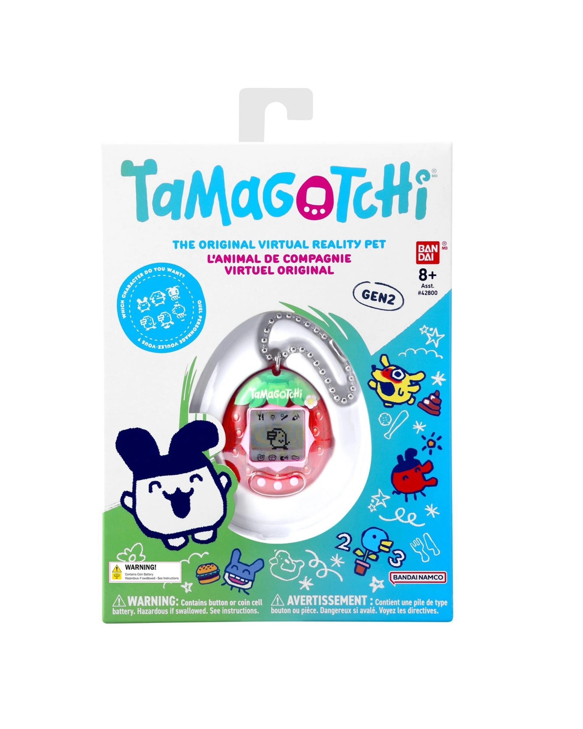 1 Tamagotchi Original Gen 2 - Fresh Strawberry, 1 of 5