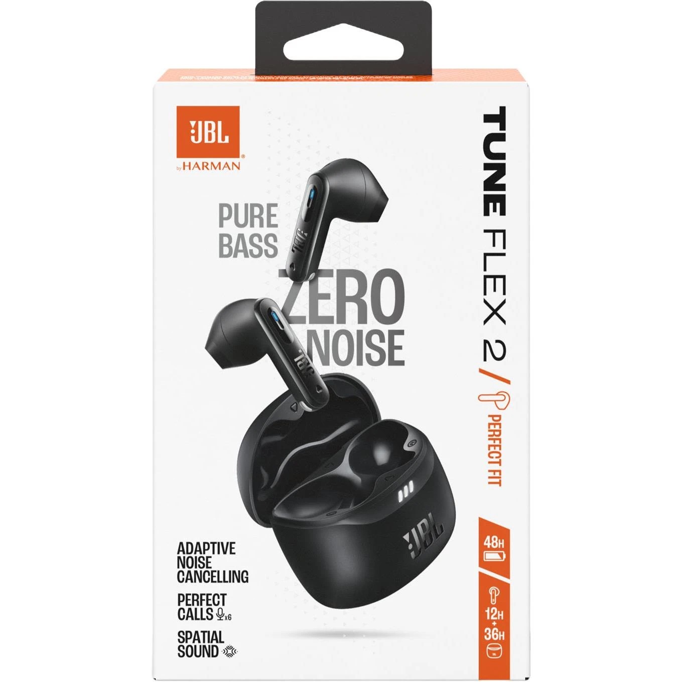 8 Jbl Tune Flex 2 True Wireless Noise Cancelling Earbuds Black, 8 of 8
