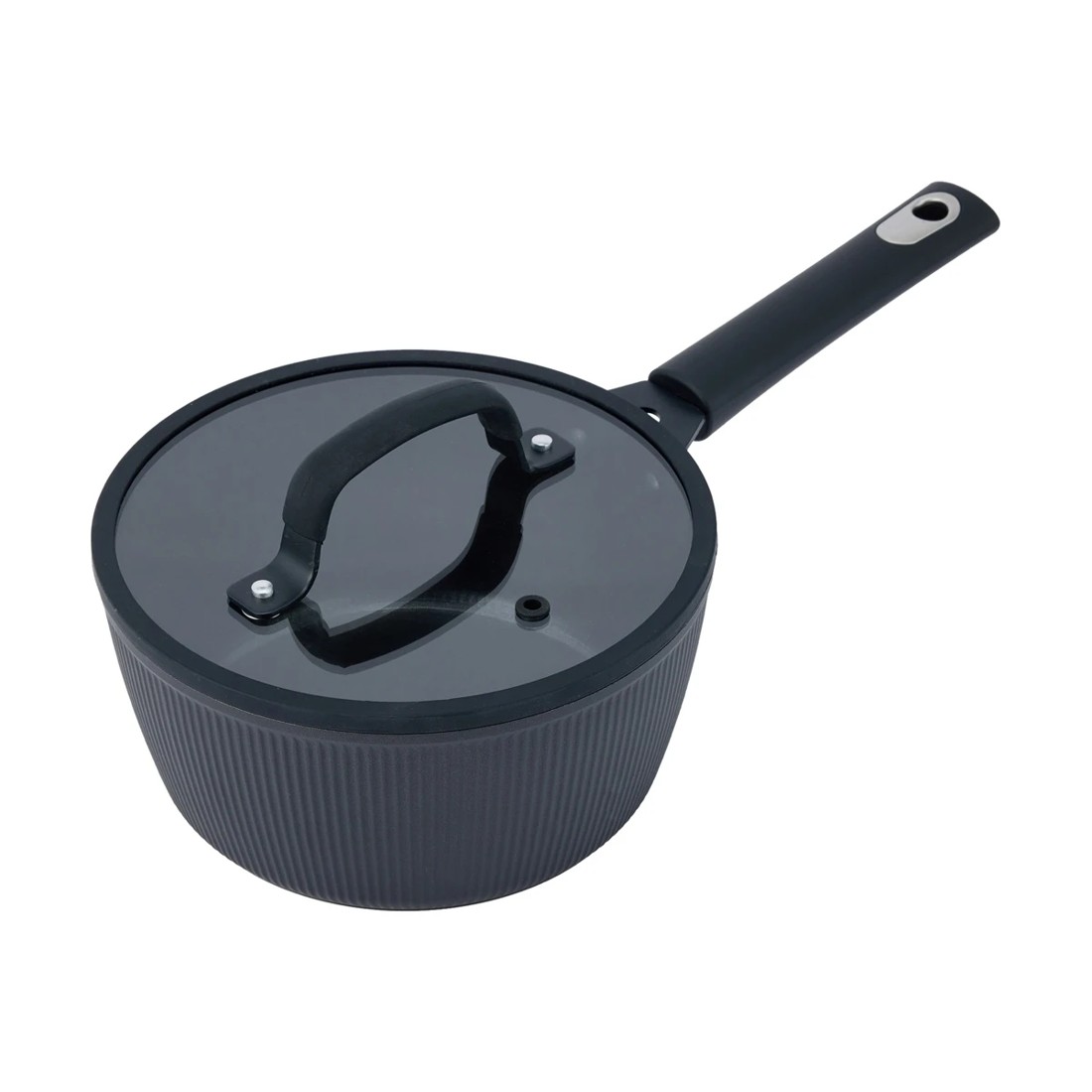 2 20cm Linear Non-Stick Saucepan, 2 of 8