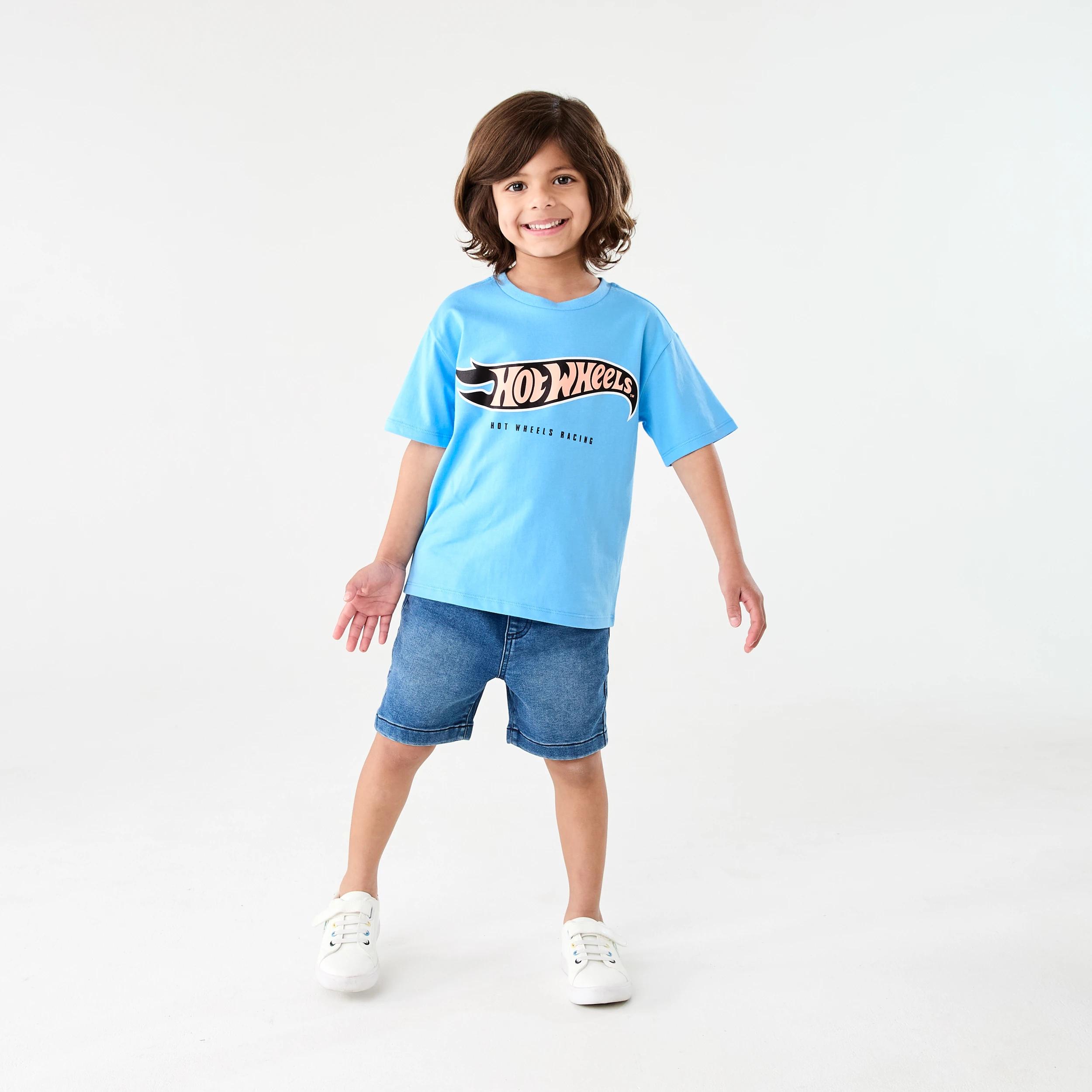 6 Hot Wheels License Print T-shirt HOT WHEELS RACING FRONT AND BACK PRINT, 6 of 7